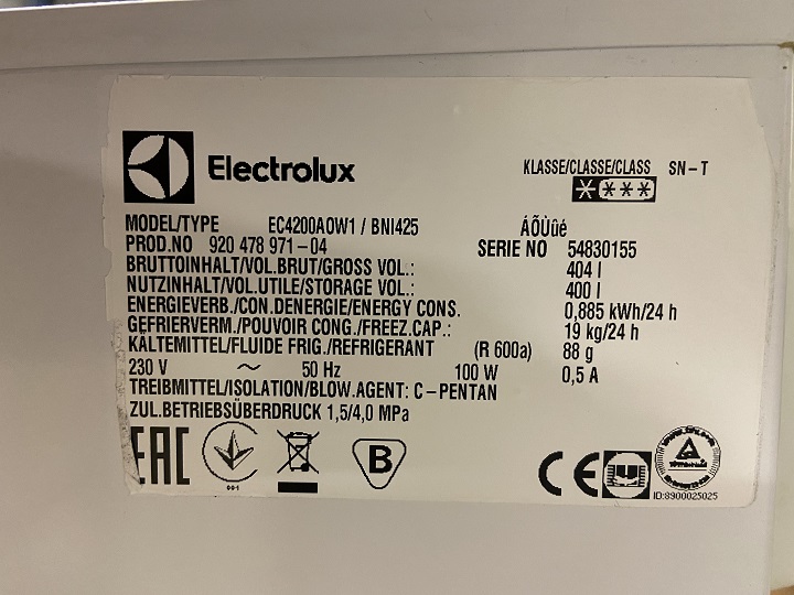 electrolux pakastin2 130ejpg