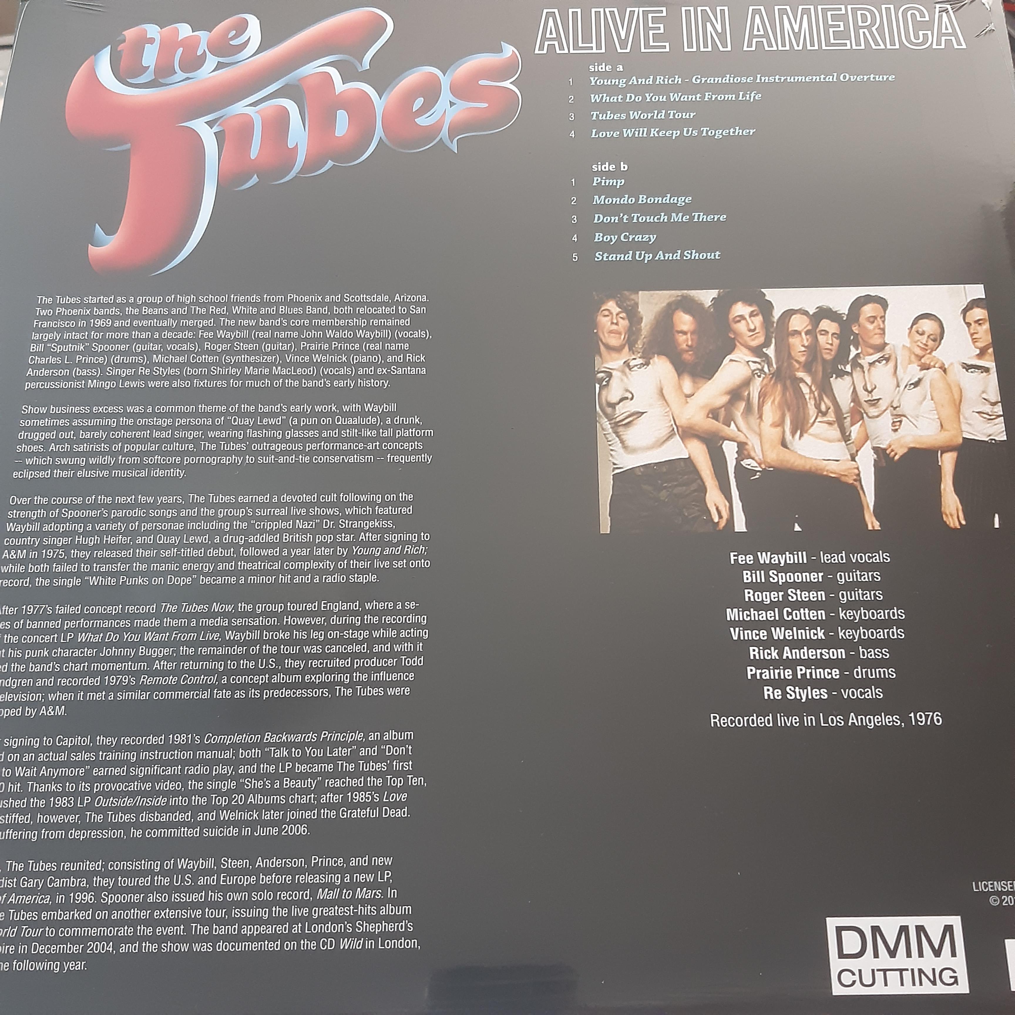 The Tubes - Alive In America - LP (uusi)