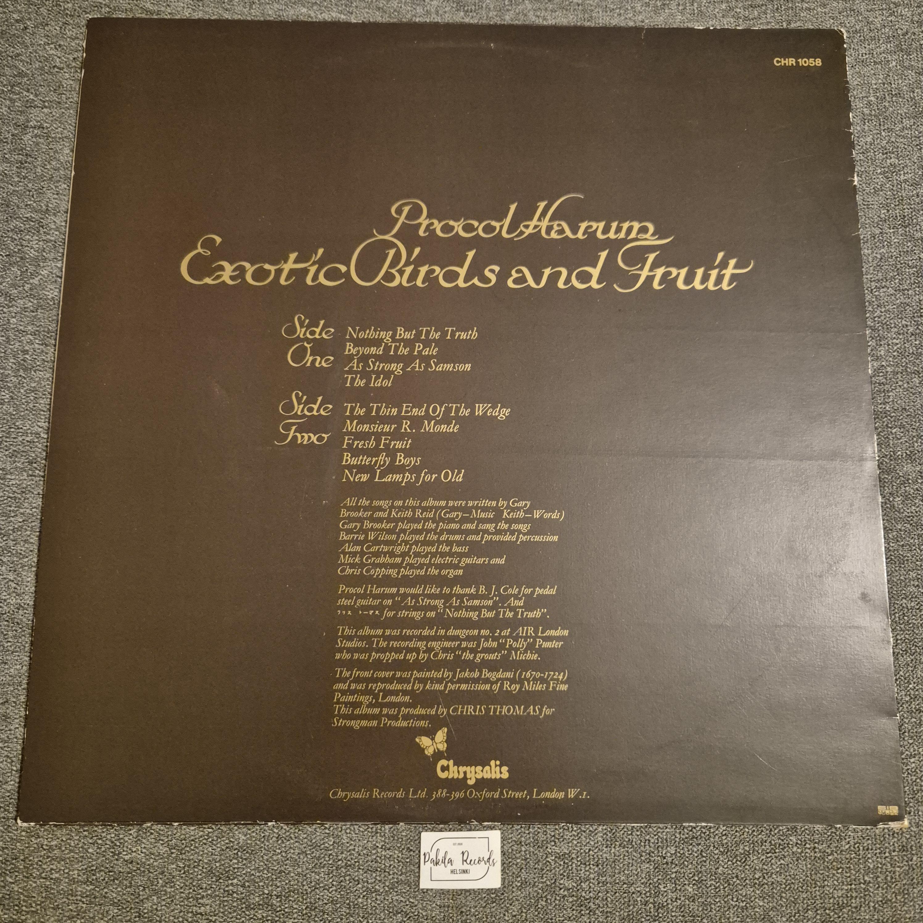 Procol Harum - Exotic Birds And Fruit - LP (käytetty)