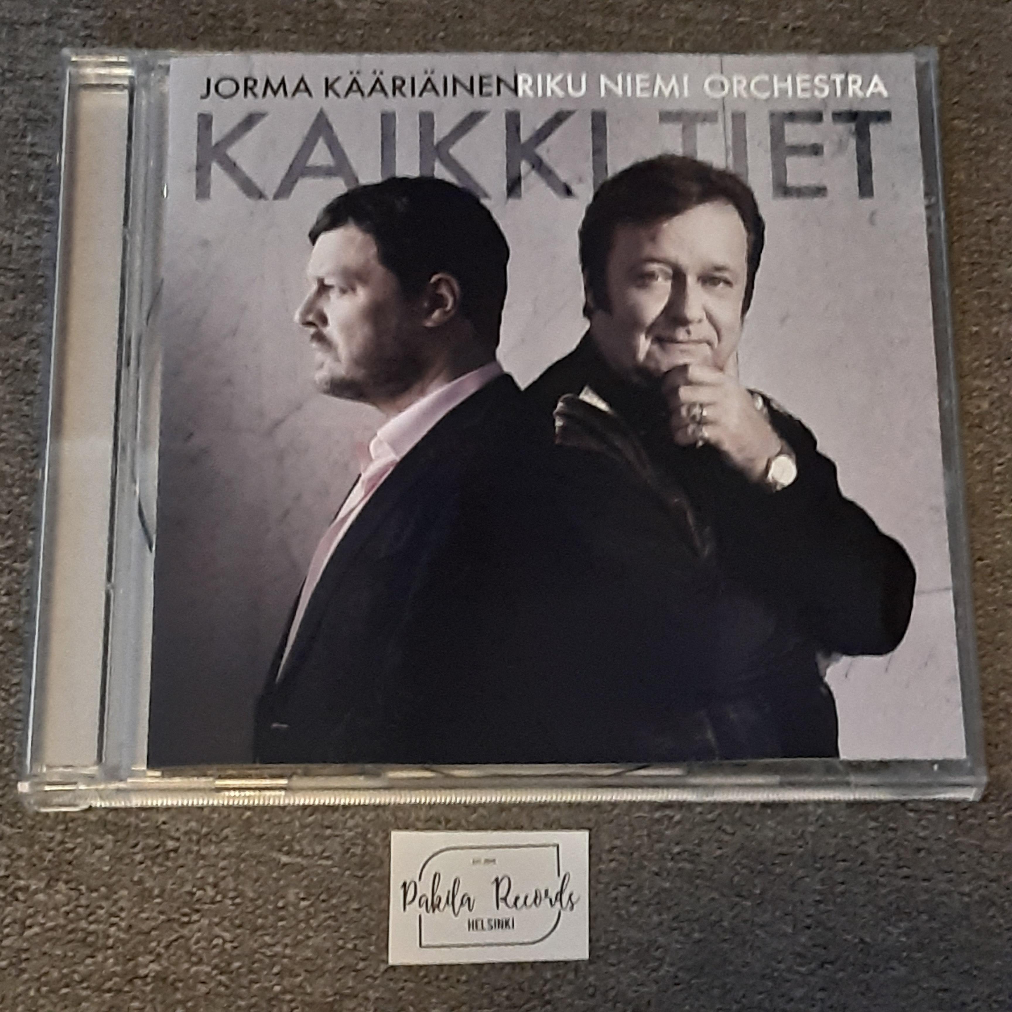 Jorma Kääriäinen & Riku Niemi Orchestra - Kaikki tiet - CD (käytetty)