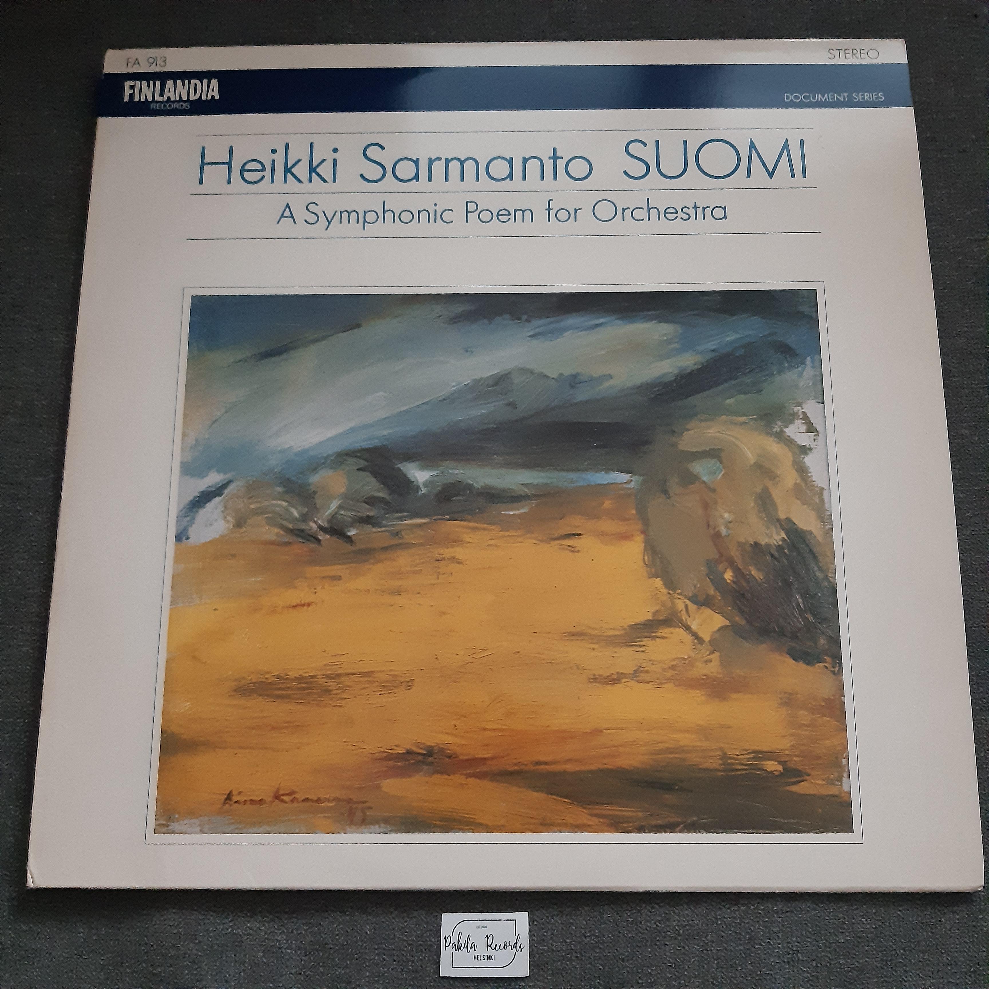 Heikki Sarmanto -Suomi, A Symphonic Poem For Orchestra - LP (käytetty)