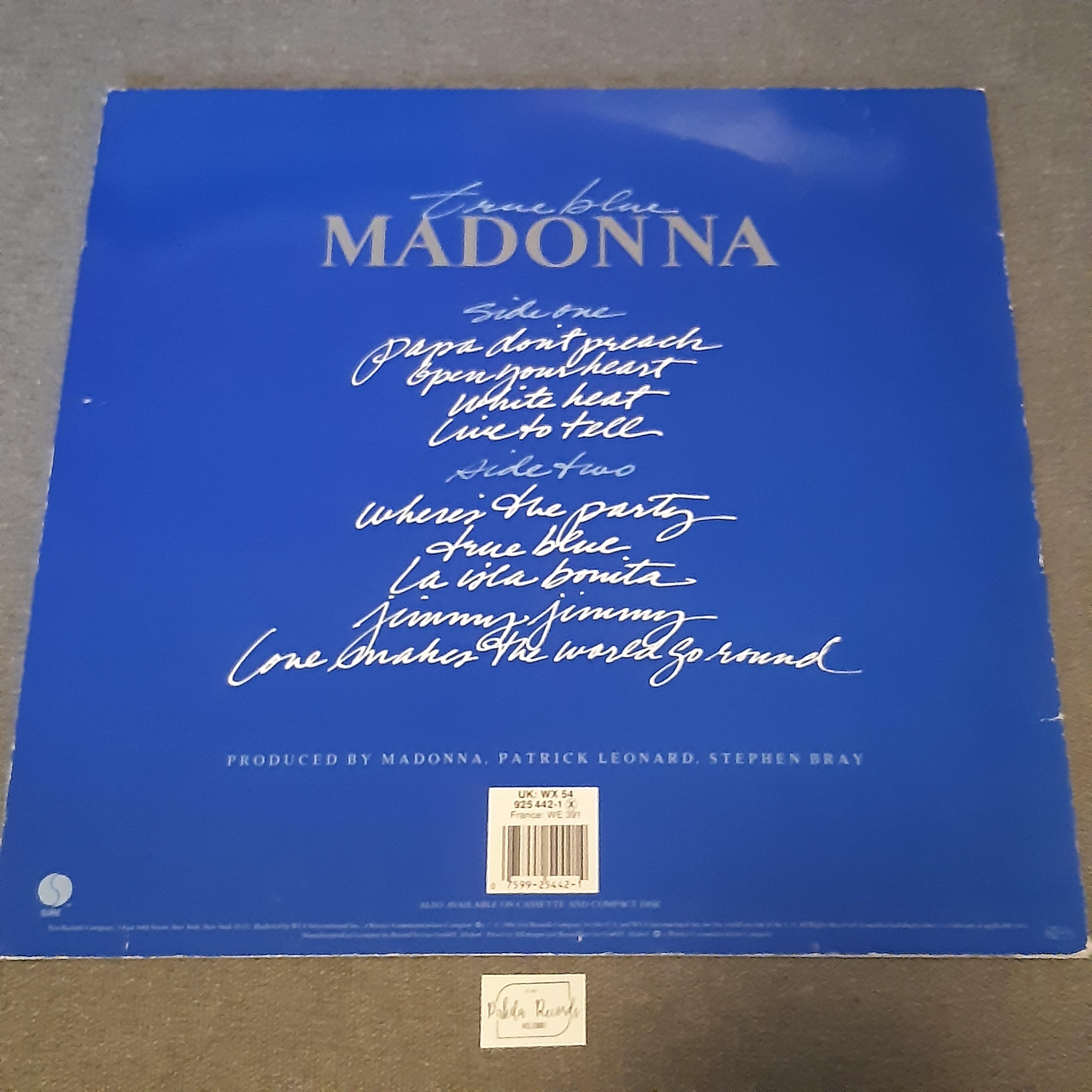 Madonna - True Blue - LP (käytetty)
