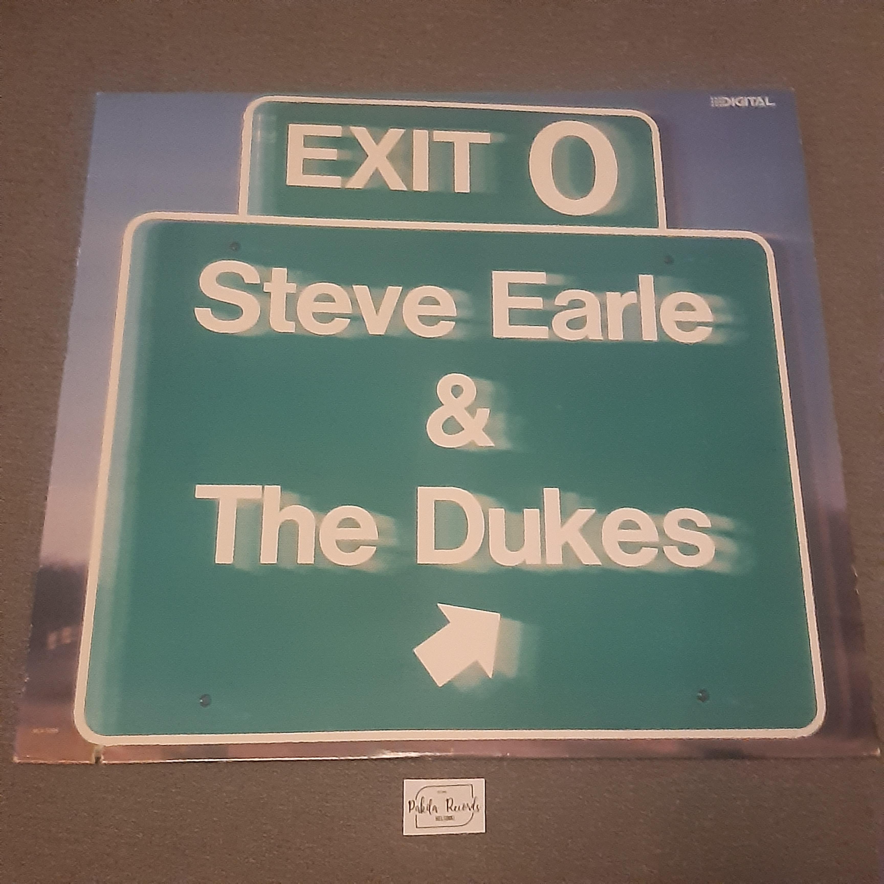 Steve Earle & The Dukes - Exit 0 - LP (käytetty)