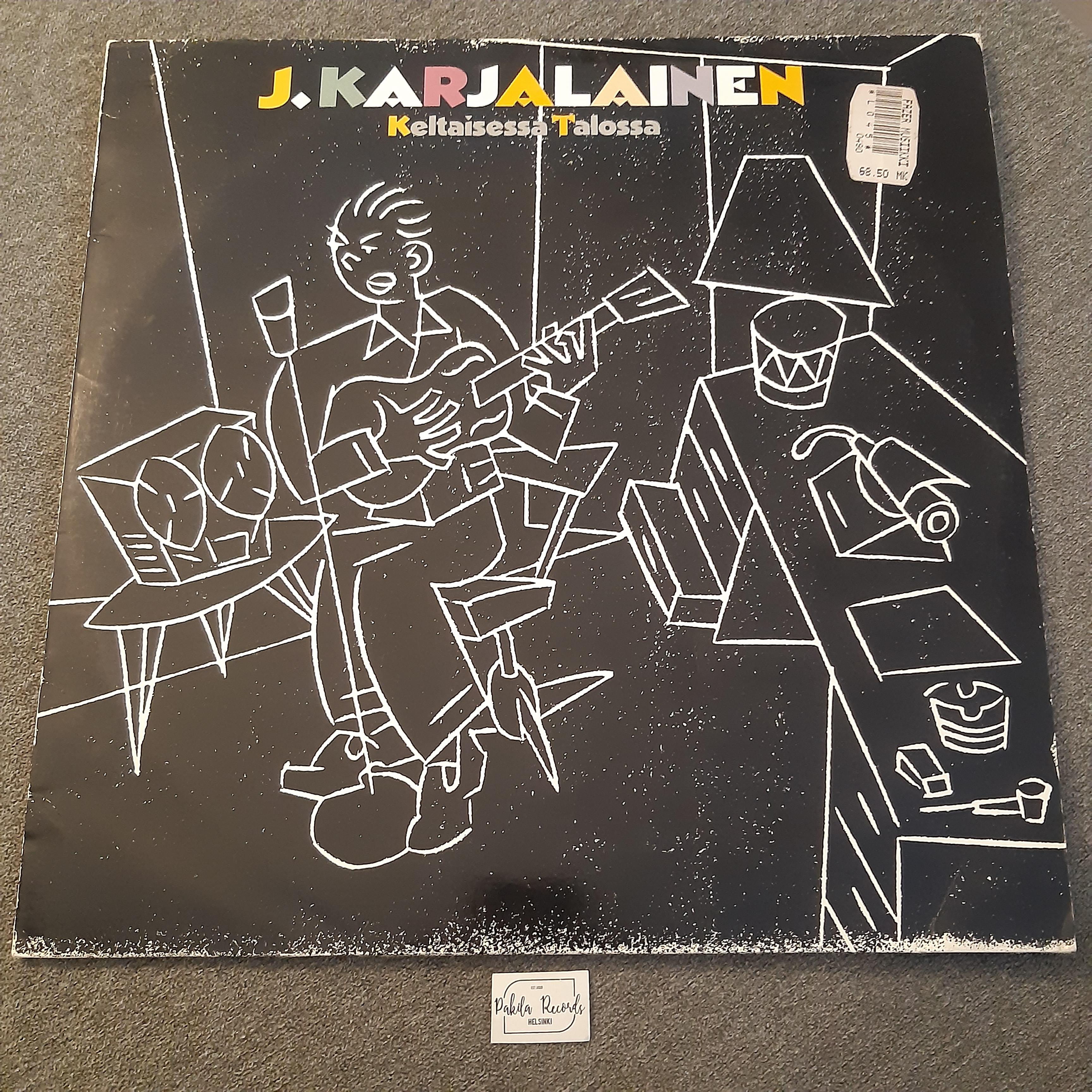 J. Karjalainen - Keltaisessa talossa - LP (käytetty)