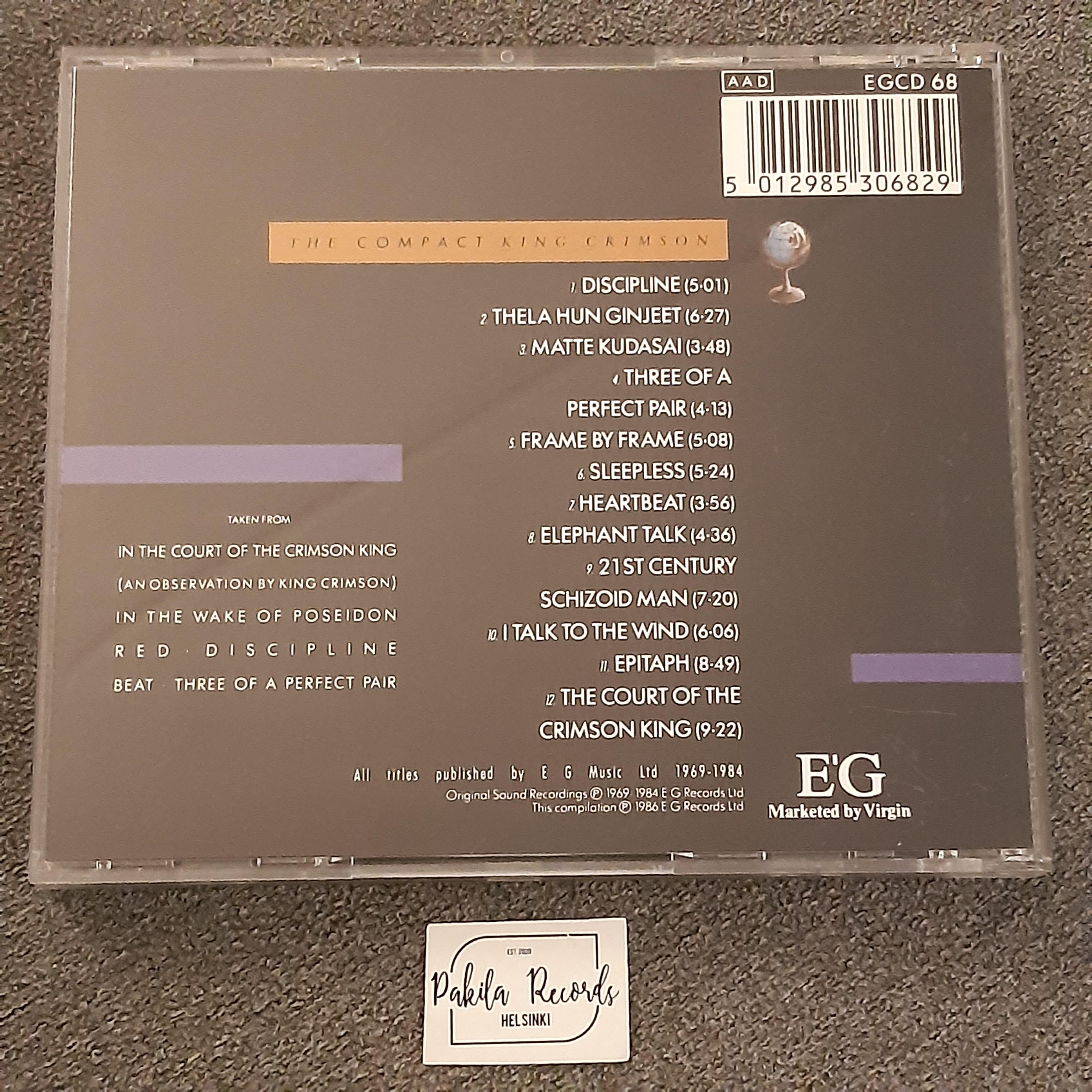 King Crimson - The Compact King Crimson - CD (käytetty)