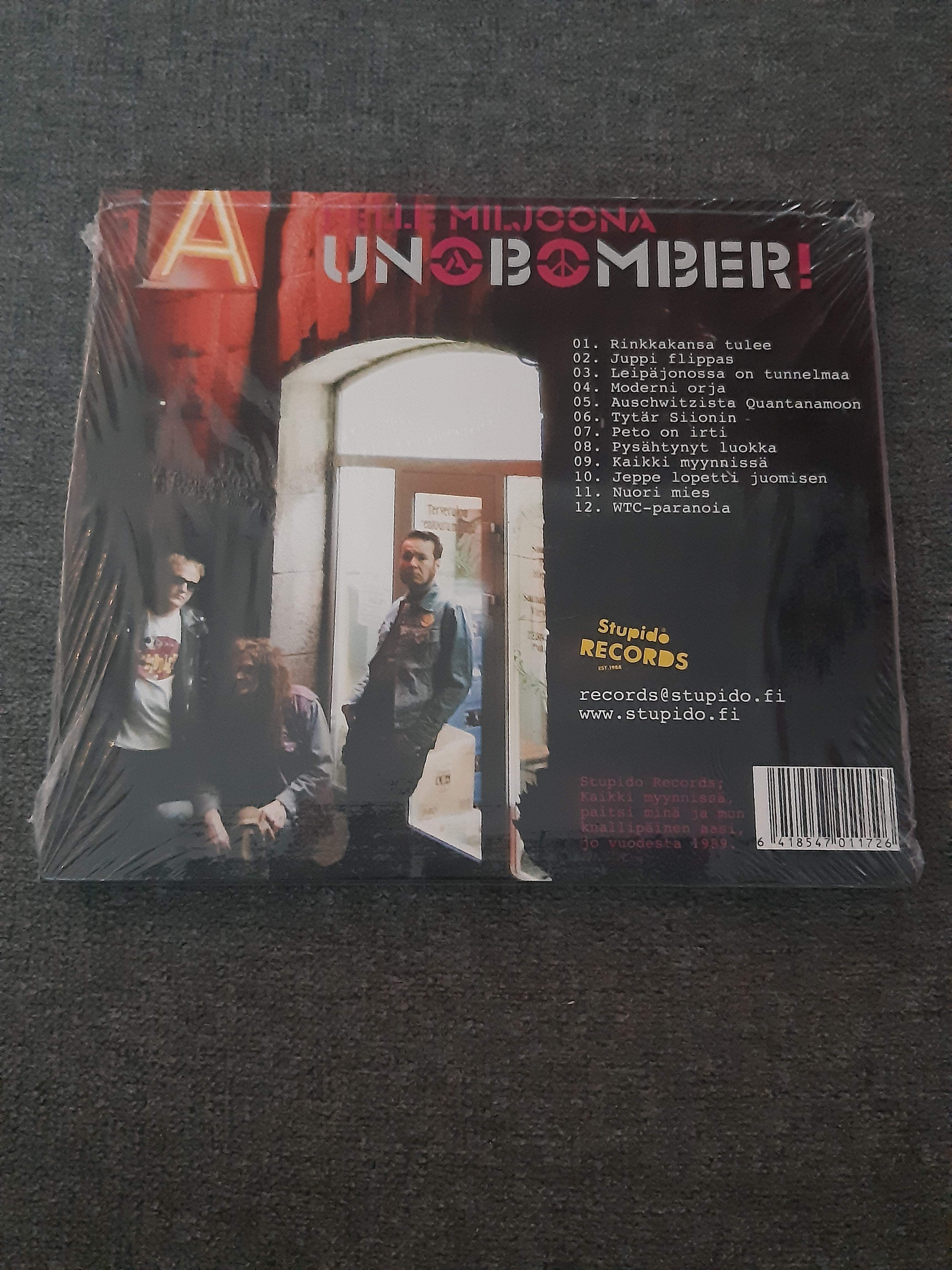 Pelle Miljoona Unabomber - Unabomber - CD (uusi)