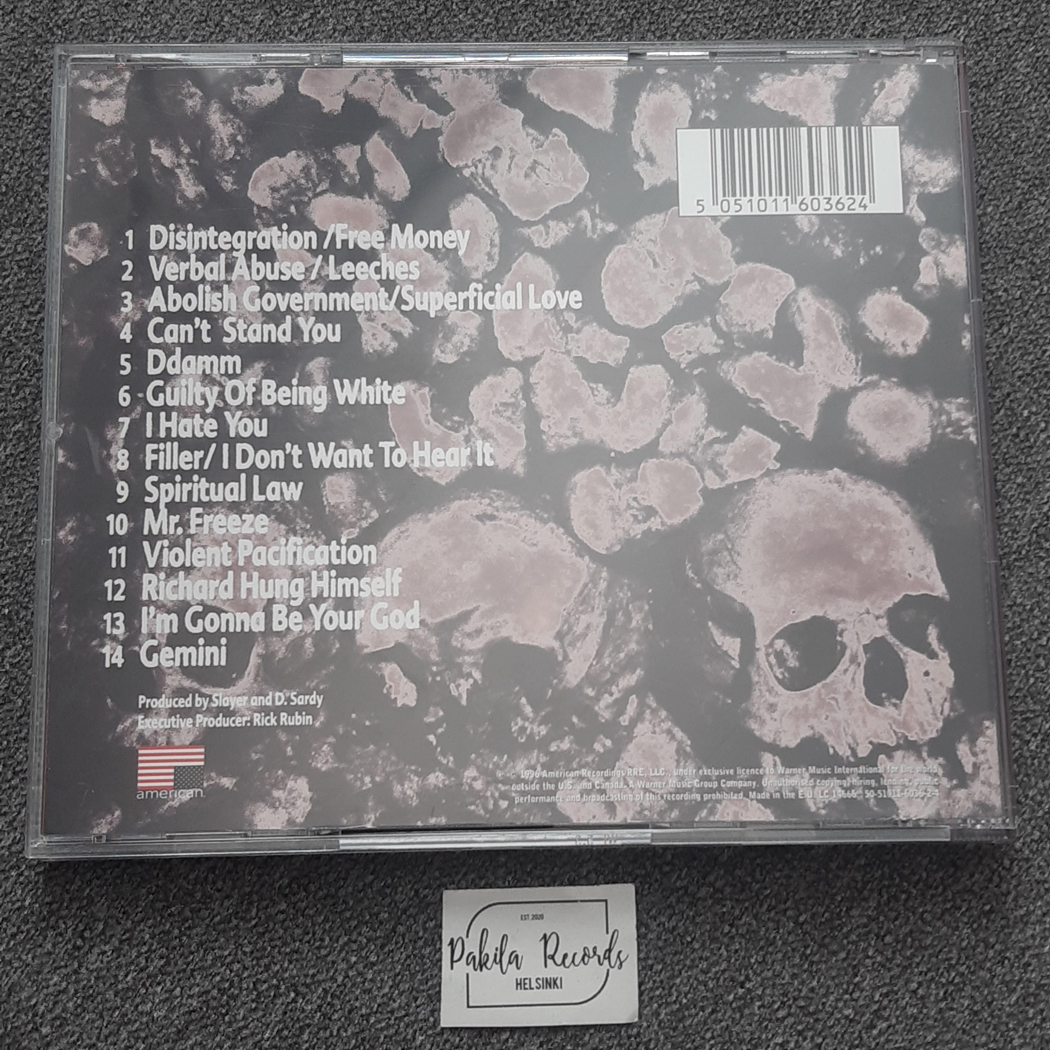 Slayer - Undisputed Attitude - CD (käytetty)