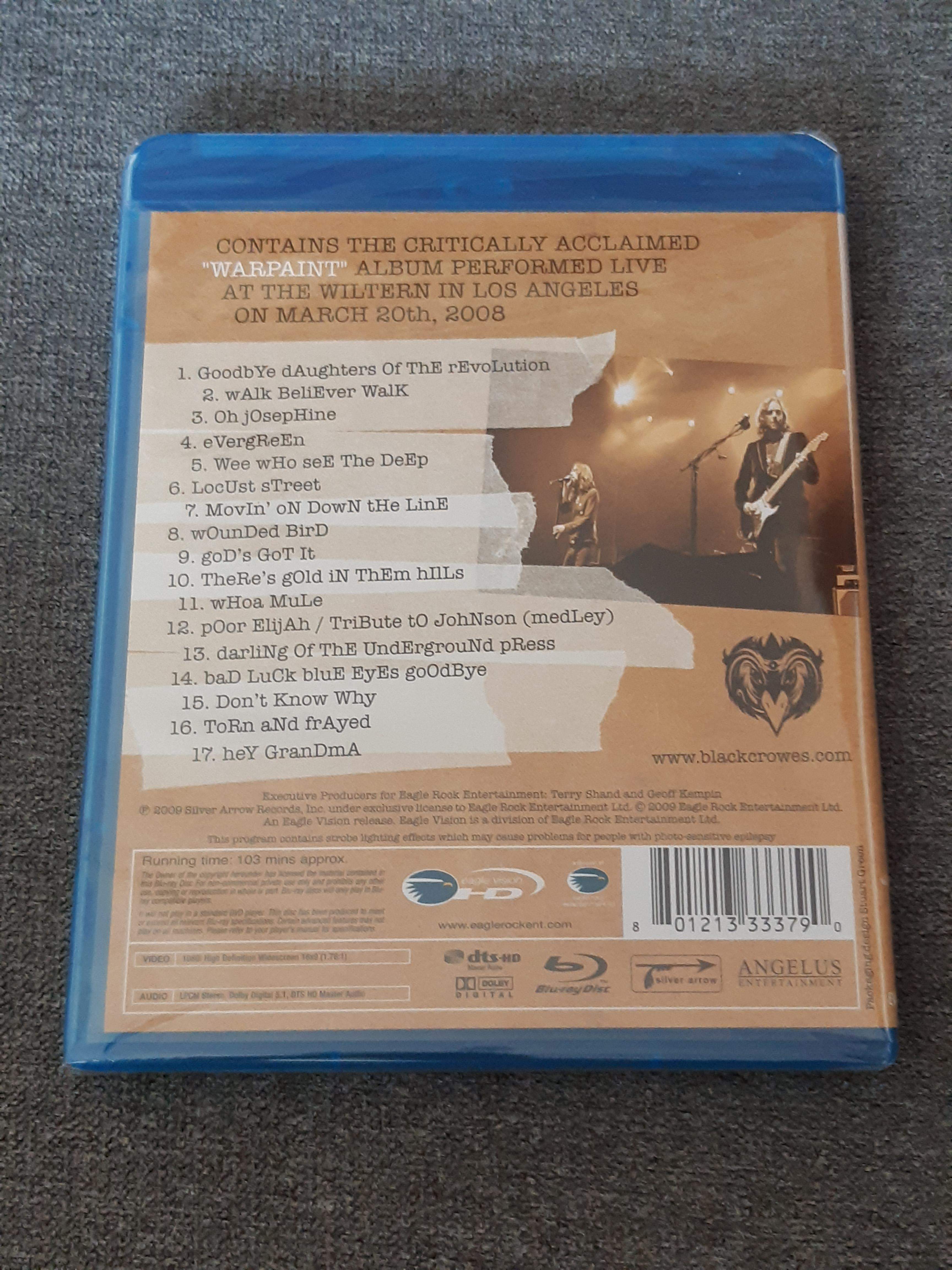 The Black Crowes - Warpaint - Blu-Ray (uusi)