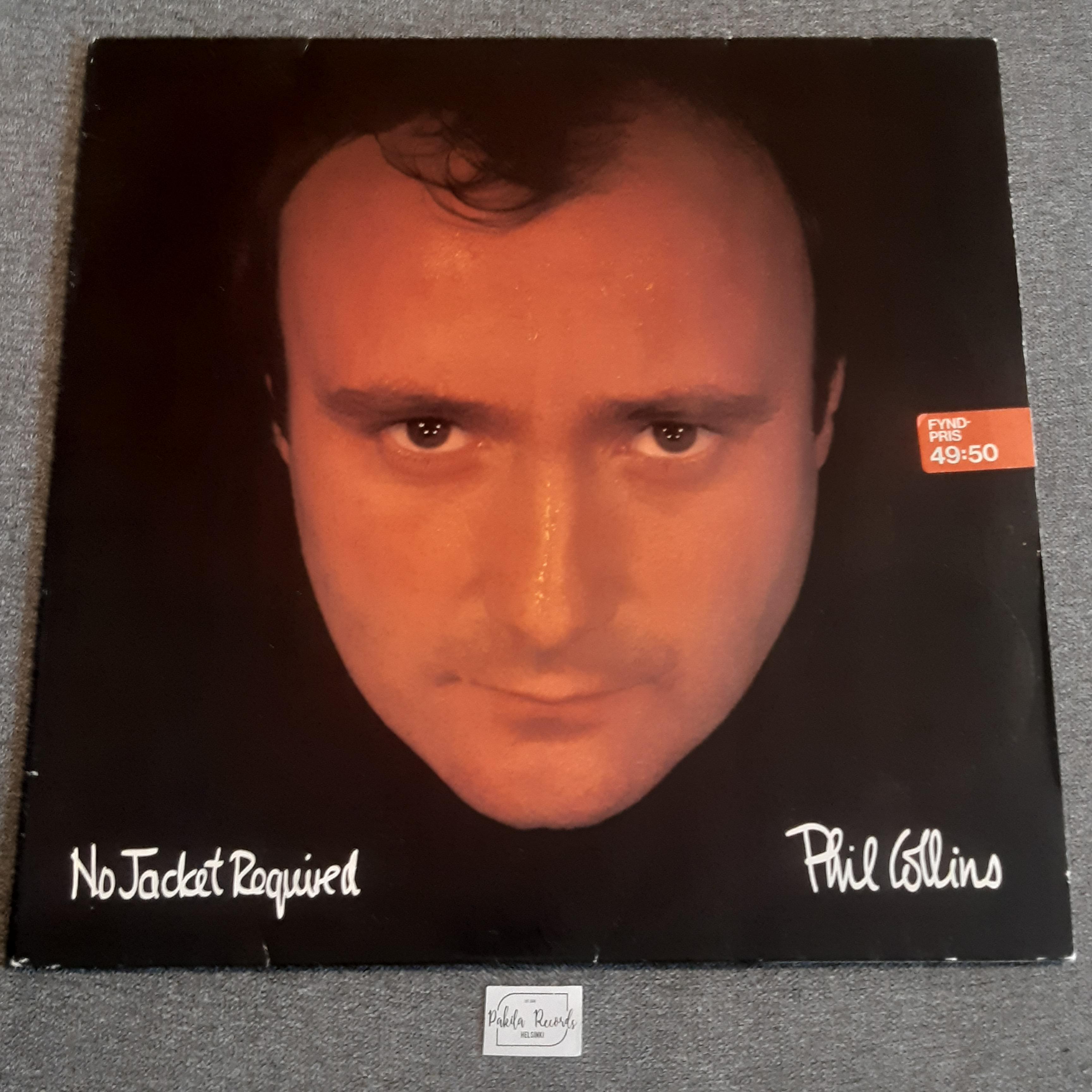Phil Collins - No Jacket Reguired - LP (käytetty)