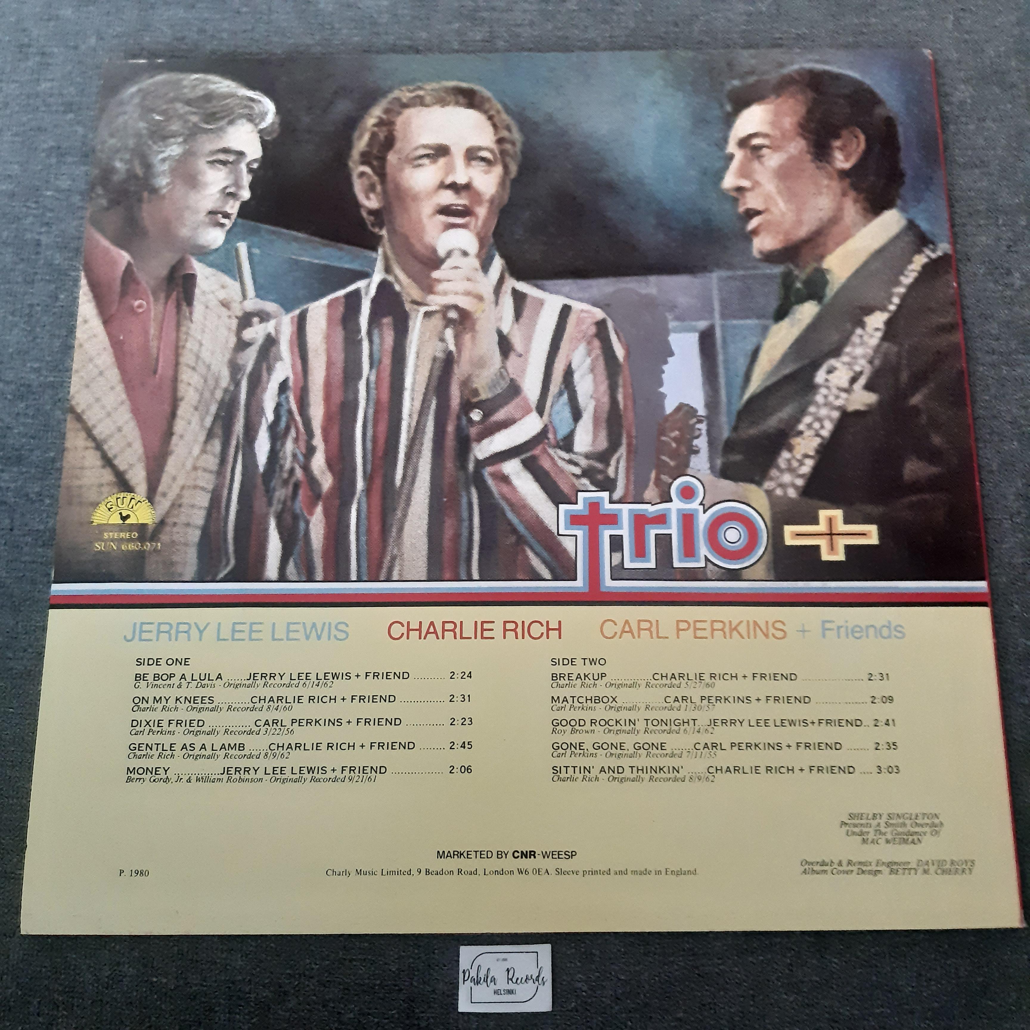 Jerry Lee Lewis / Charlie Rich / Carl Perkins - Trio + - LP (käytetty)