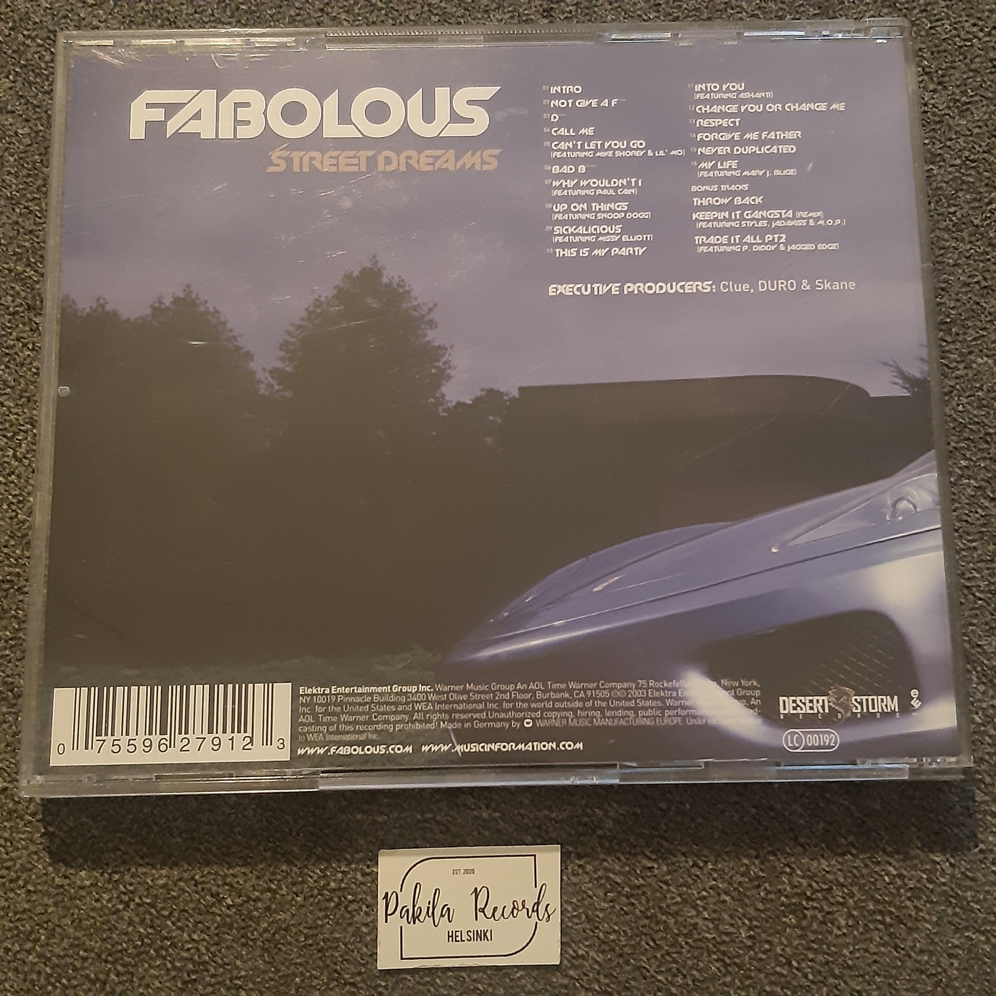 Fabolous - Street Dreams - CD (käytetty)