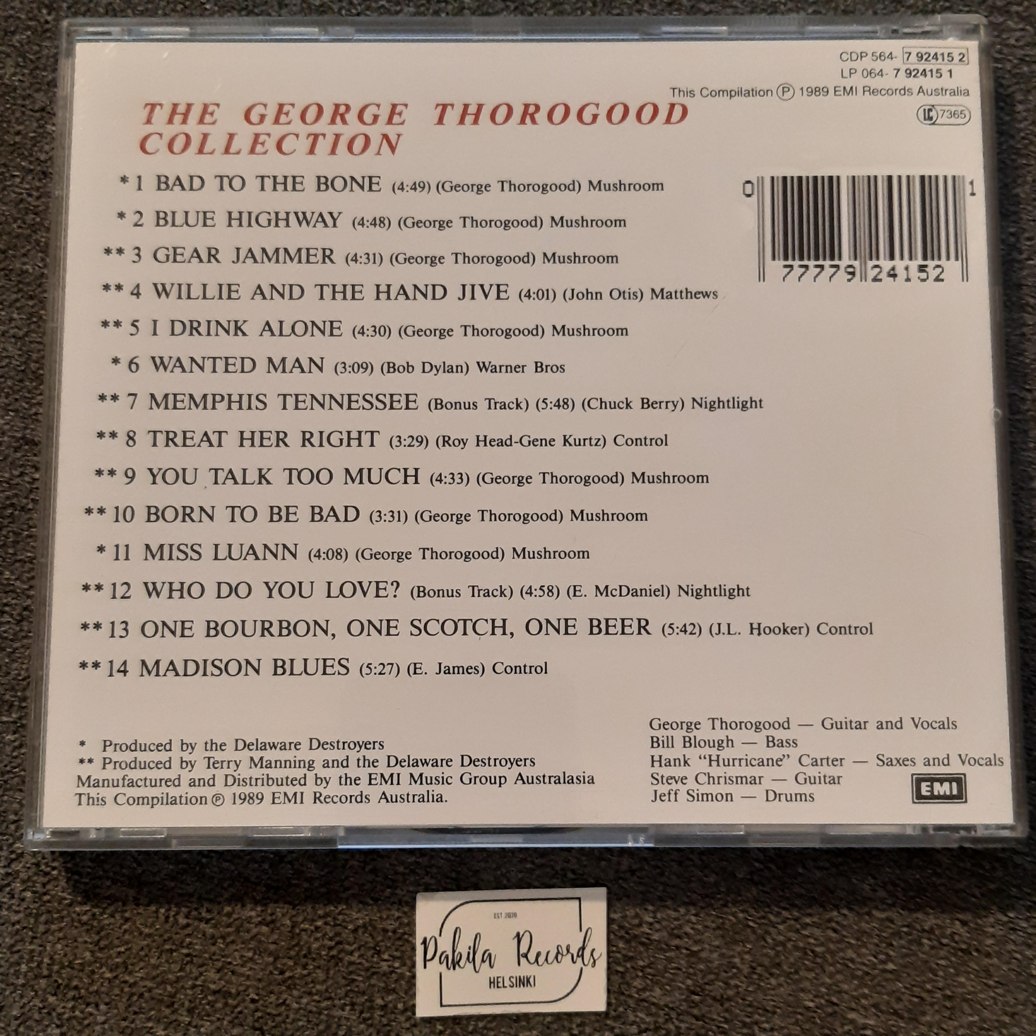 George Thorogood & The Destroyers - The George Thorogood Collection - CD (käytetty)