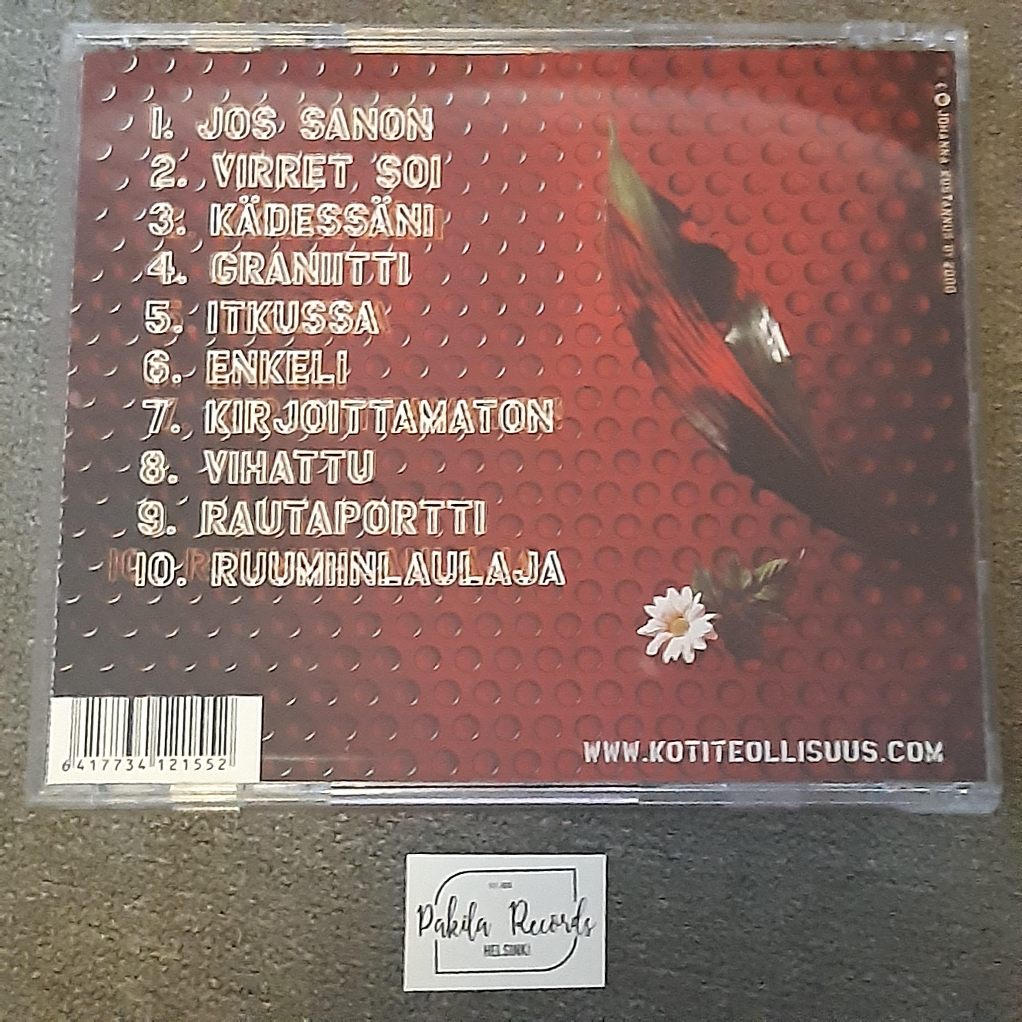 Kotiteollisuus - Tomusta ja tuhkasta - CD (käytetty)