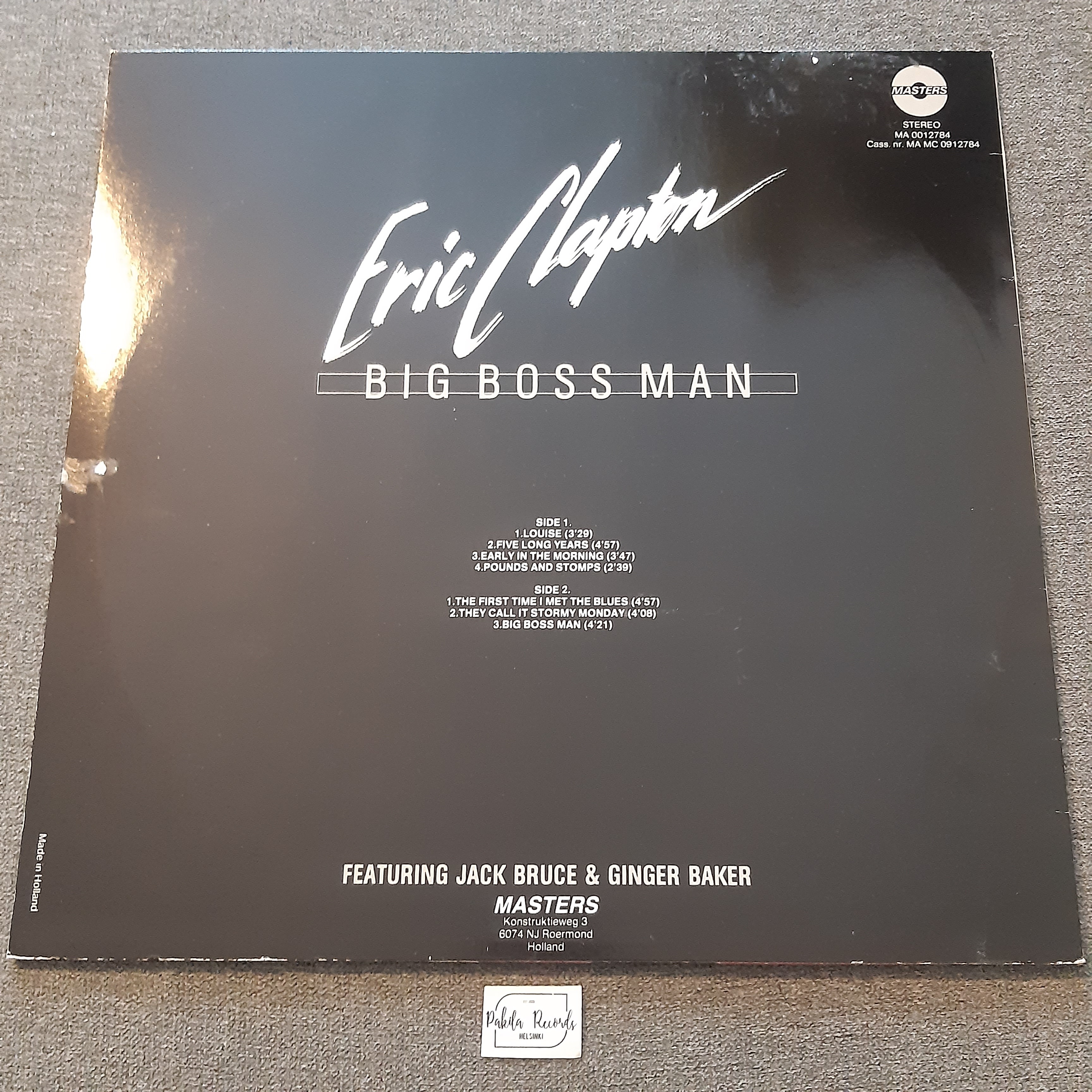 Eric Clapton - Big Boss Man - LP (käytetty)