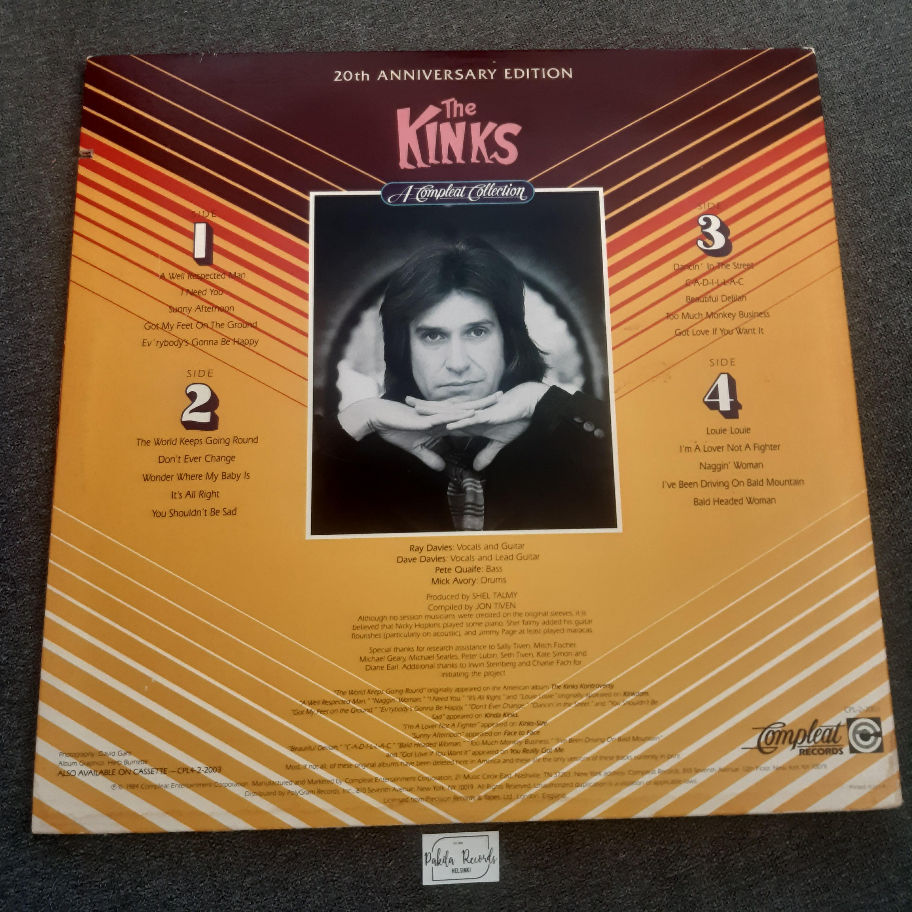 The Kinks - A Compleat Collection,  20th Anniversary Edition - 2 LP (käytetty)