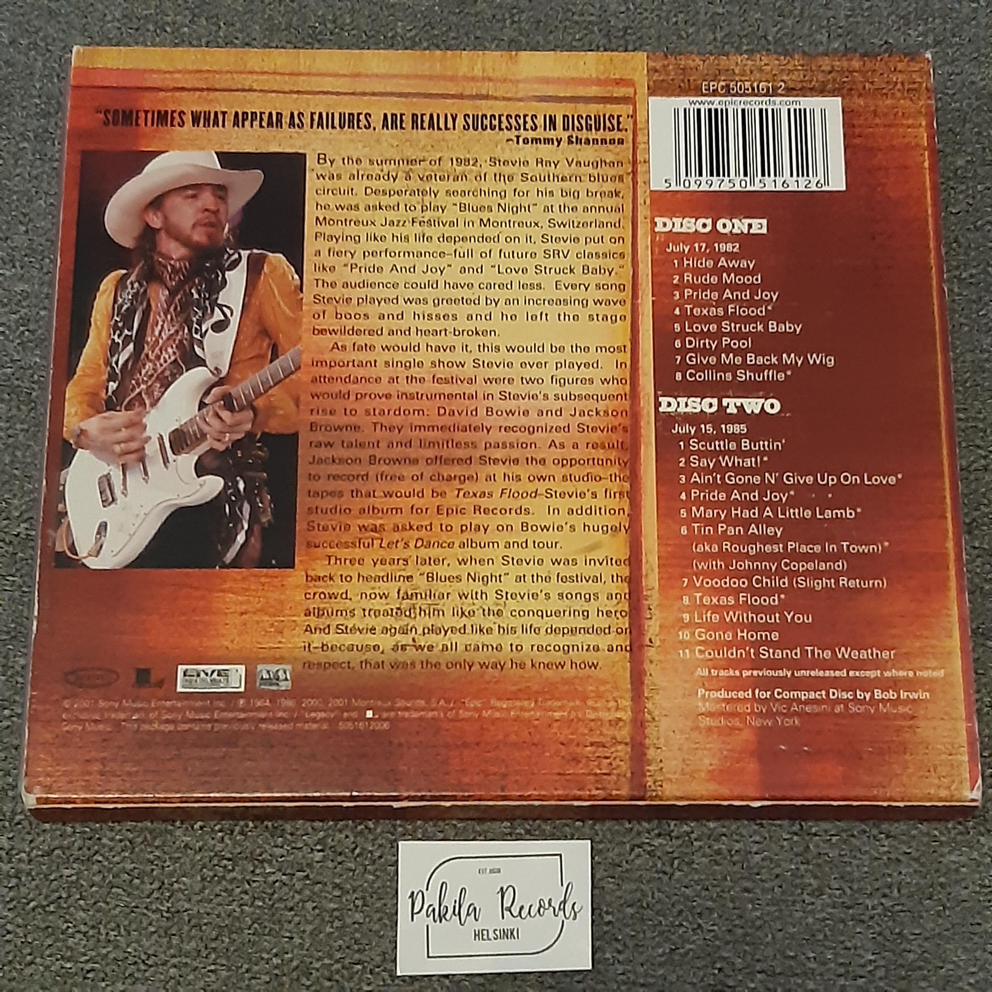 Stevie Ray Vaughan And Double Trouble - Live At Montreux 1982&1985 - 2 CD (käytetty)
