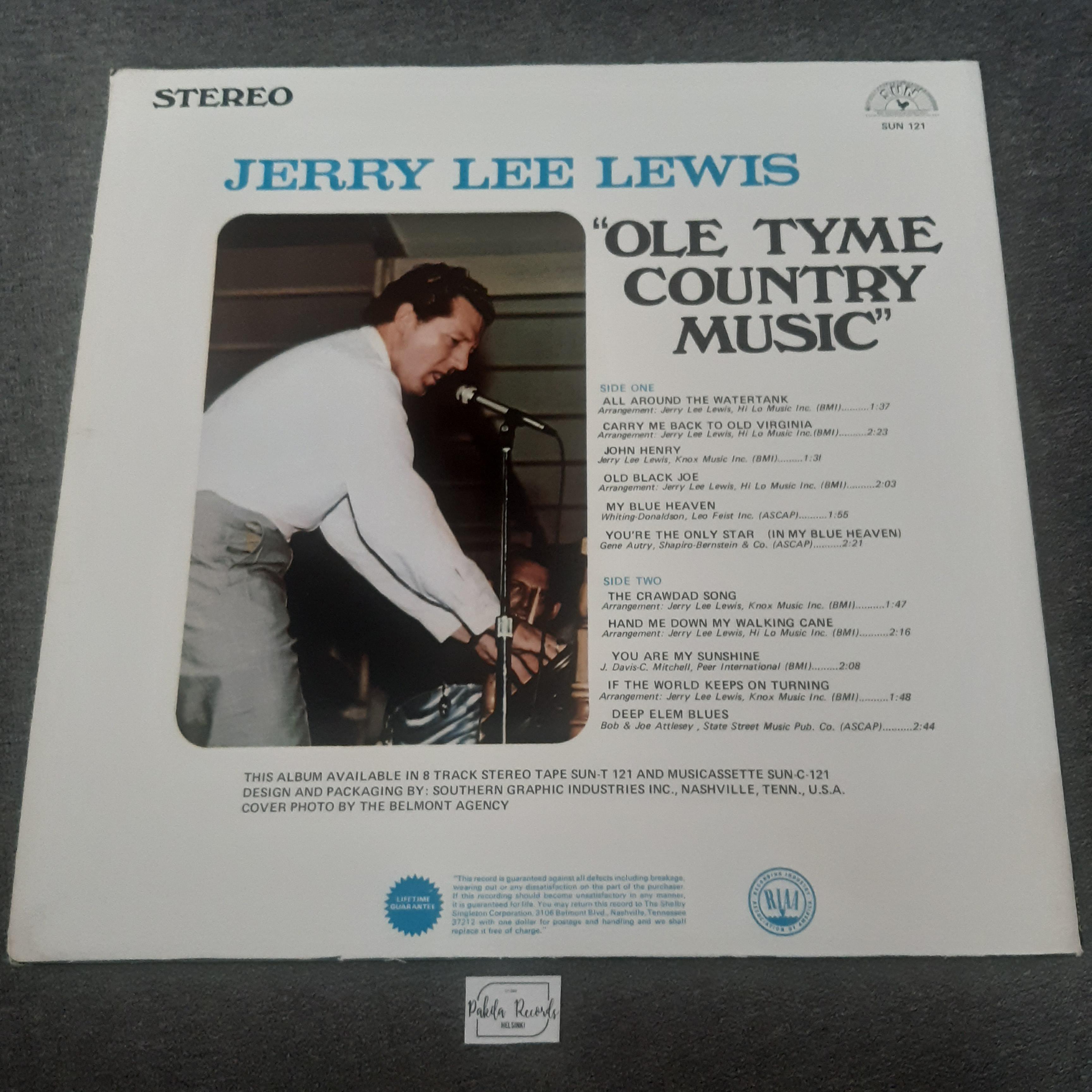 Jerry Lee Lewis - Ole Tyme Country Music - LP (käytetty)