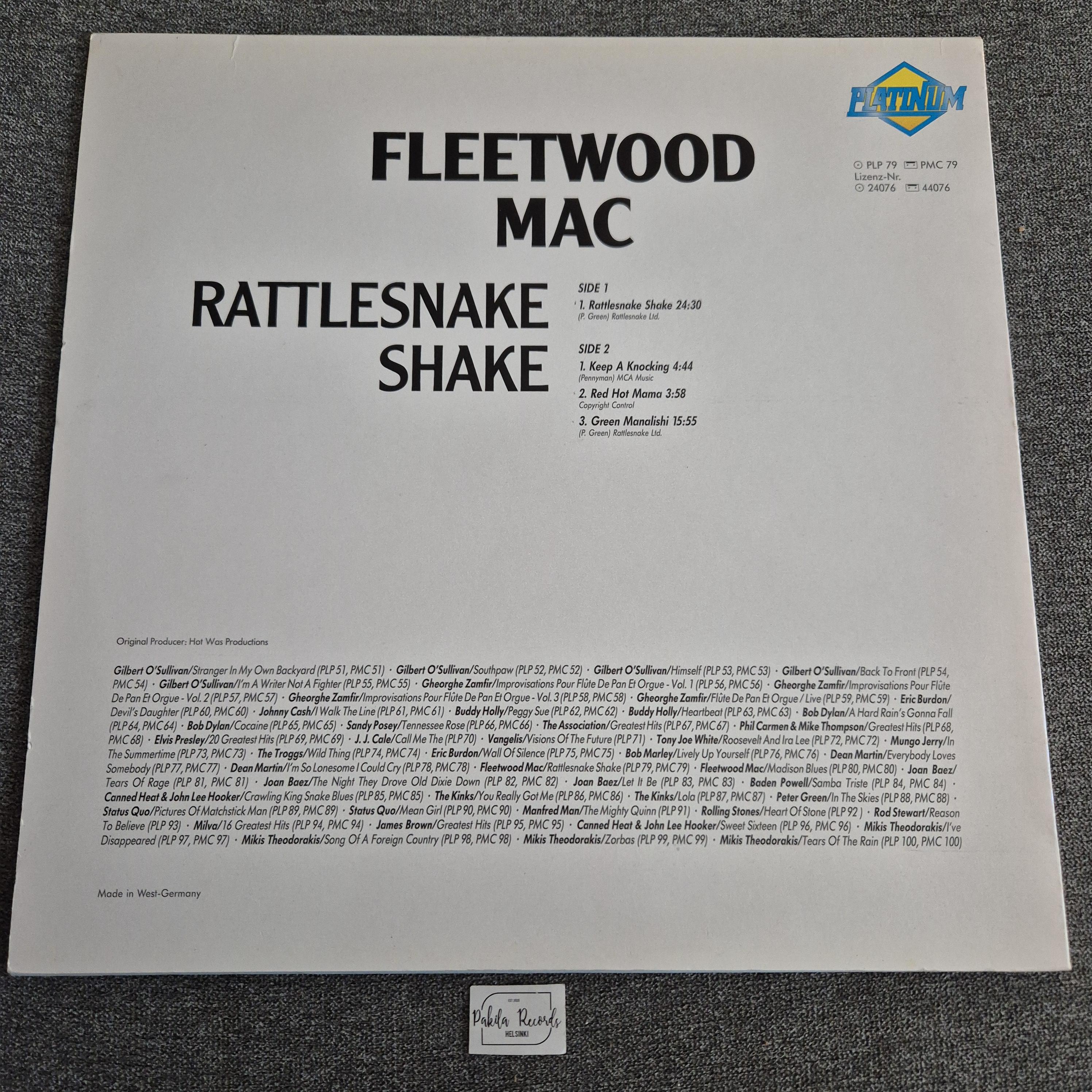 Fleetwood Mac - Rattlesnake Shake - LP (käytetty)