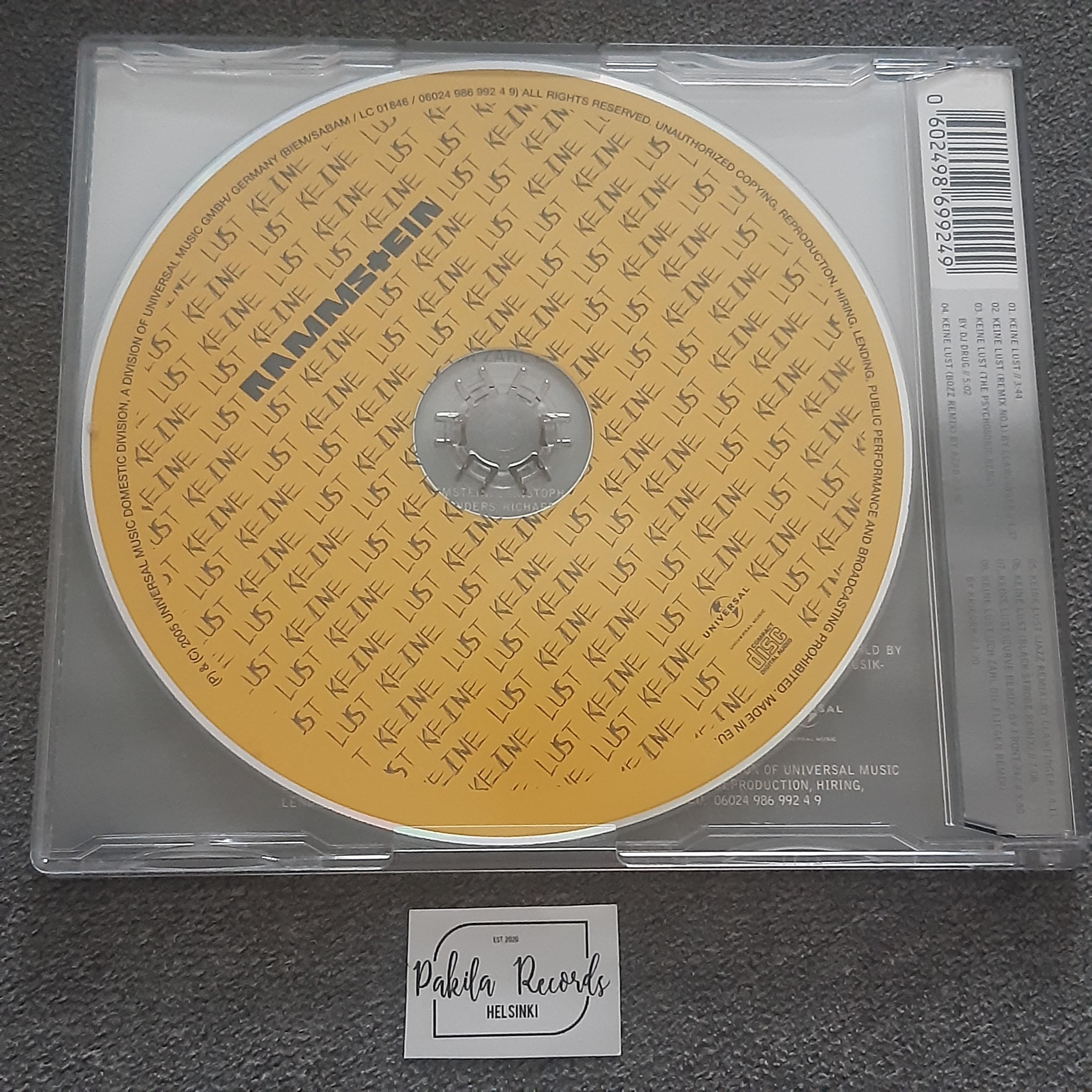 Rammstein - Keine Lust - CDS (käytetty)