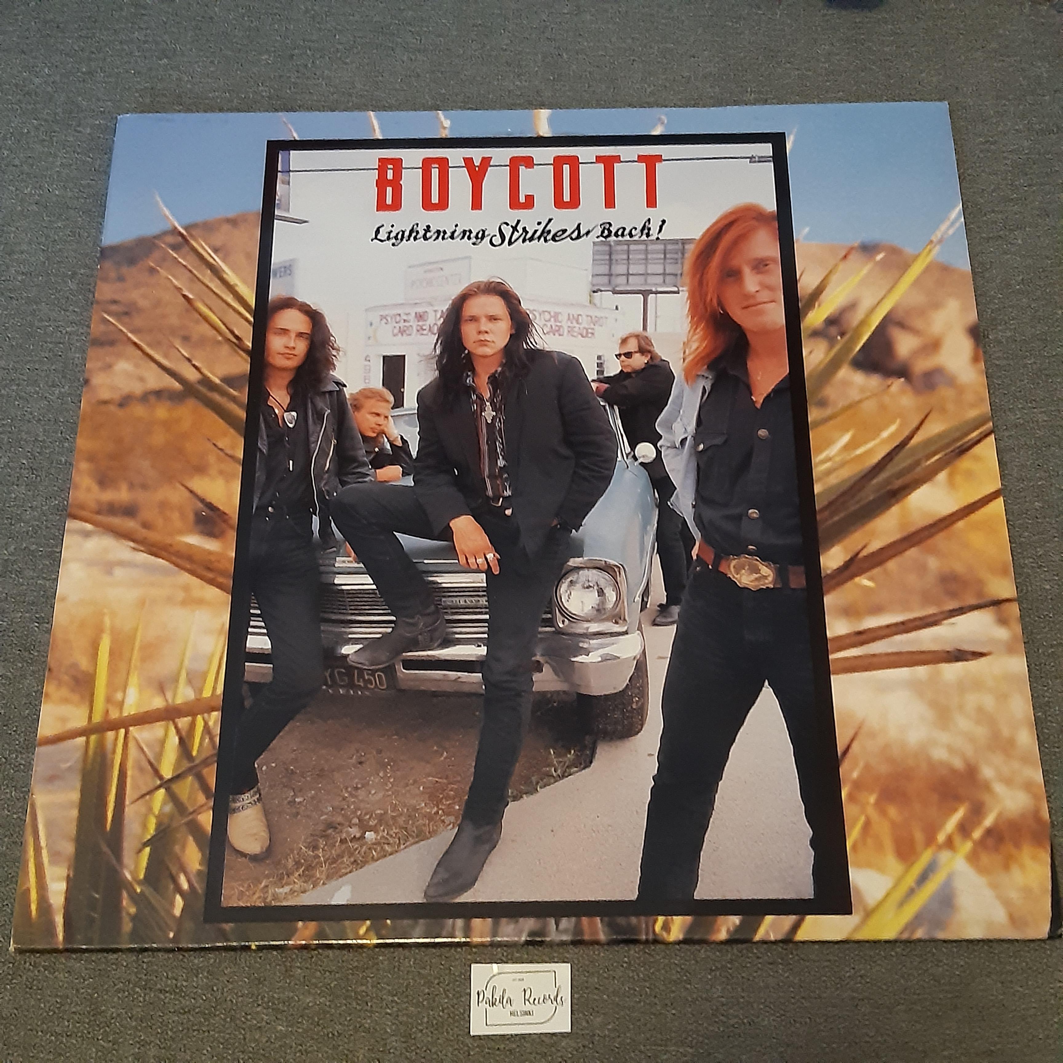 Boycott - Lightning Striķes Back - LP (käytetty)