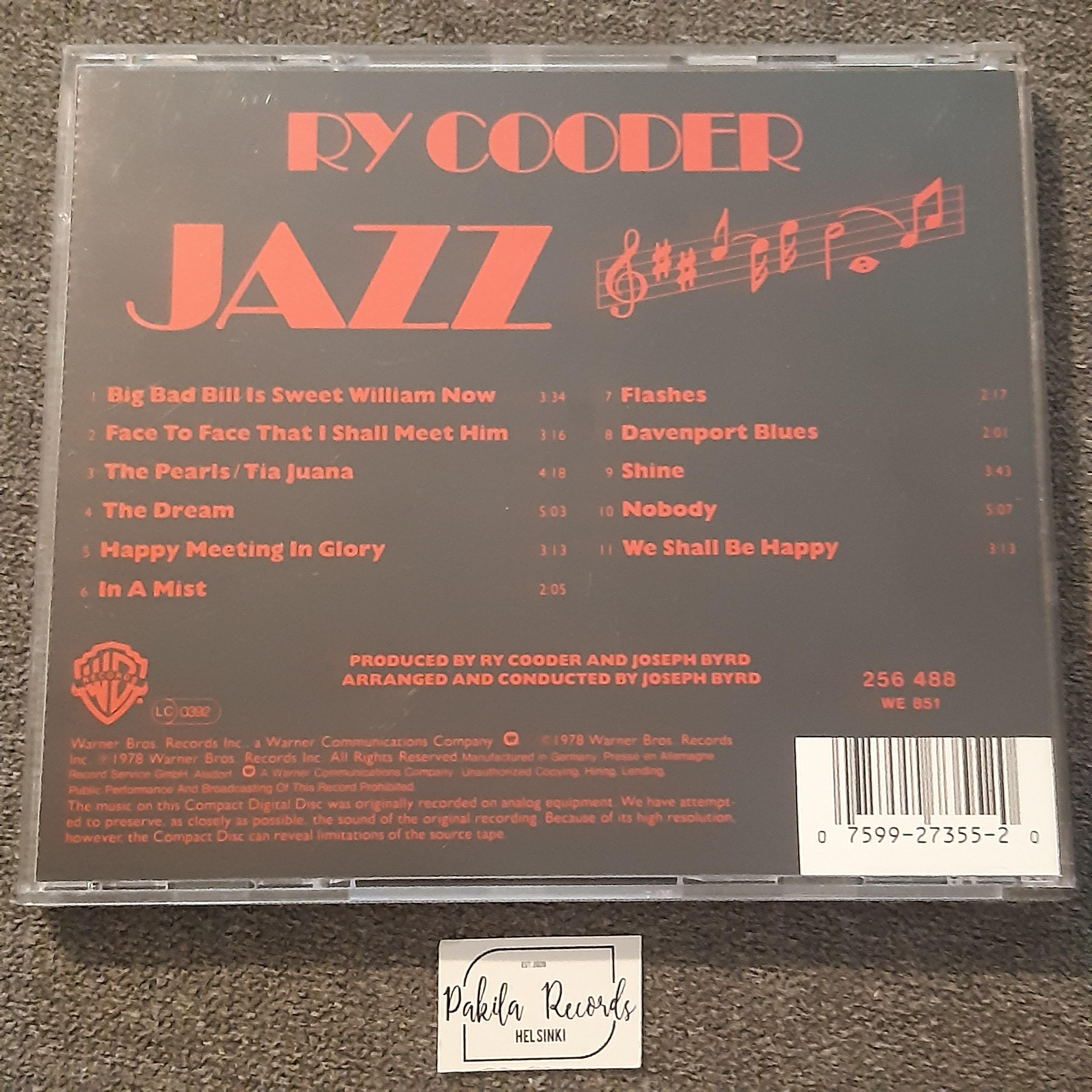 Ry Cooder - Jazz - CD (käytetty)