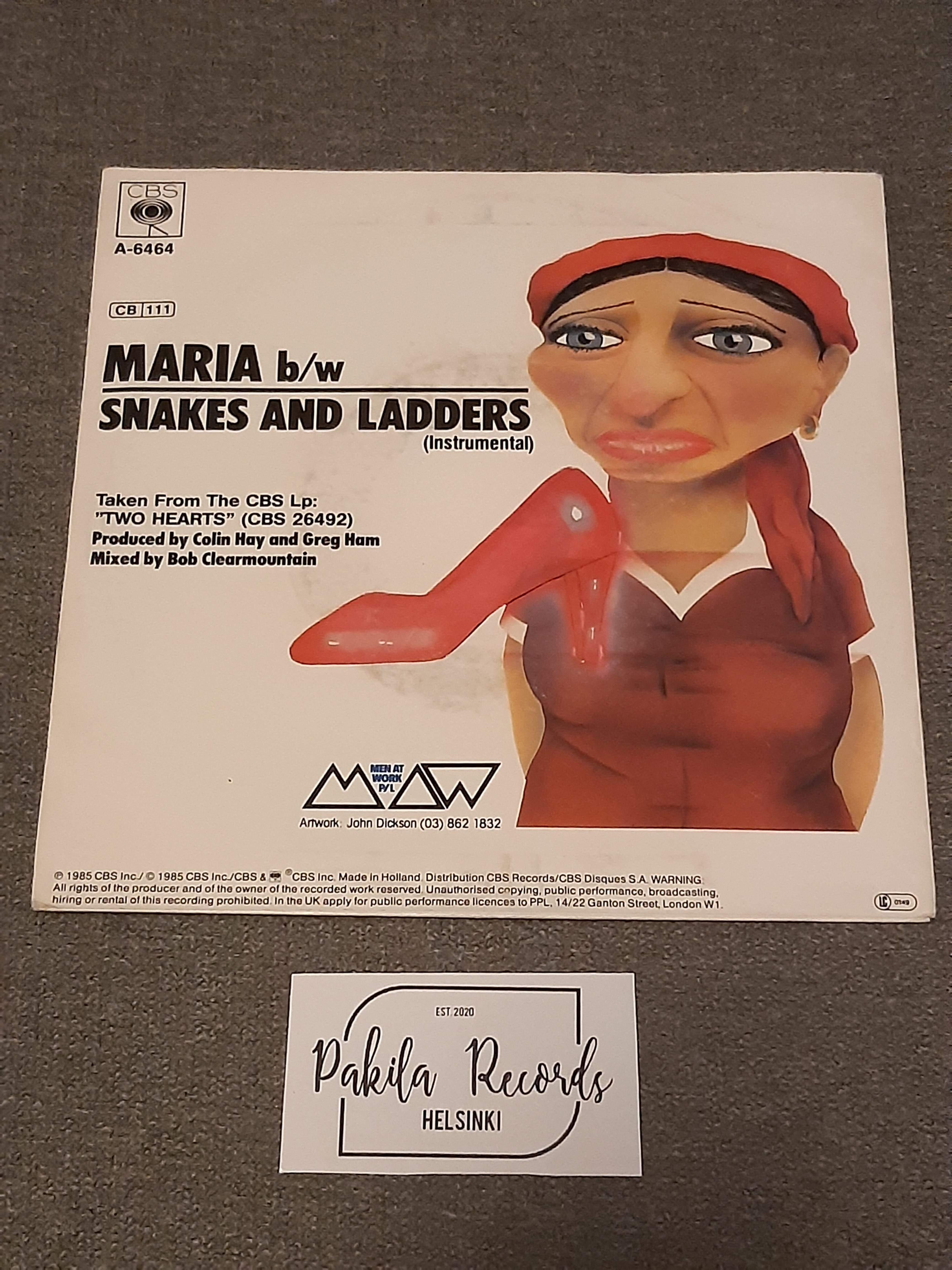 Men At Work - Maria - Single 7" (käytetty)