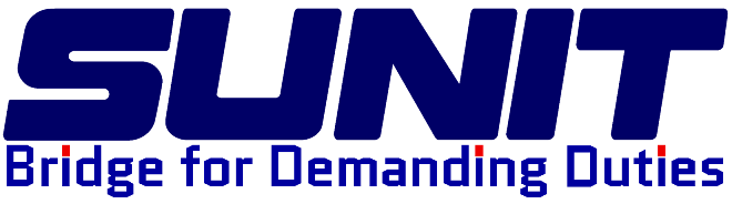 SUNIT Logo Bridge-for-demanding-duties Blue