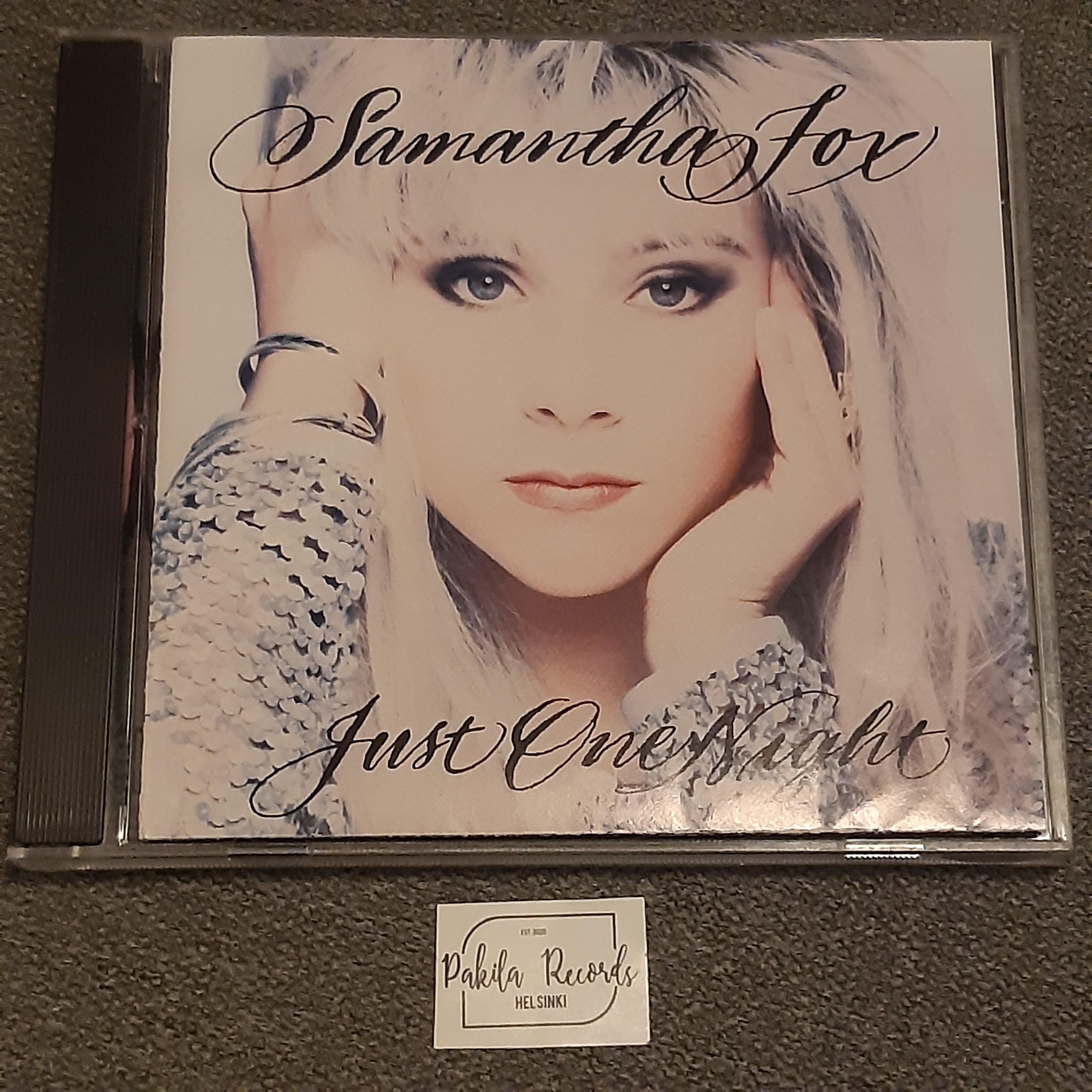 Samantha Fox - Just One Night - CD (käytetty)