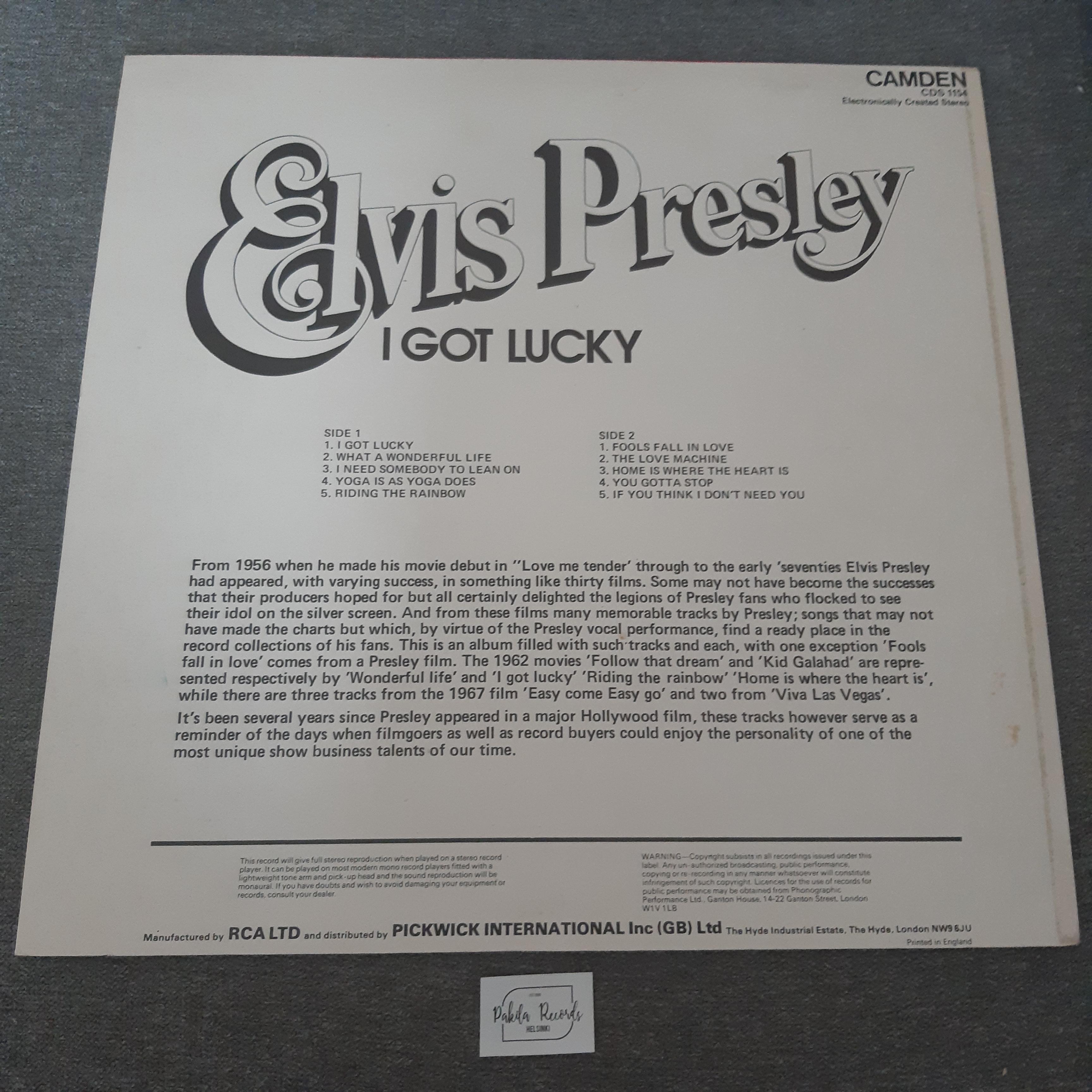 Elvis Presley - I Got Lucky - LP (käytetty)