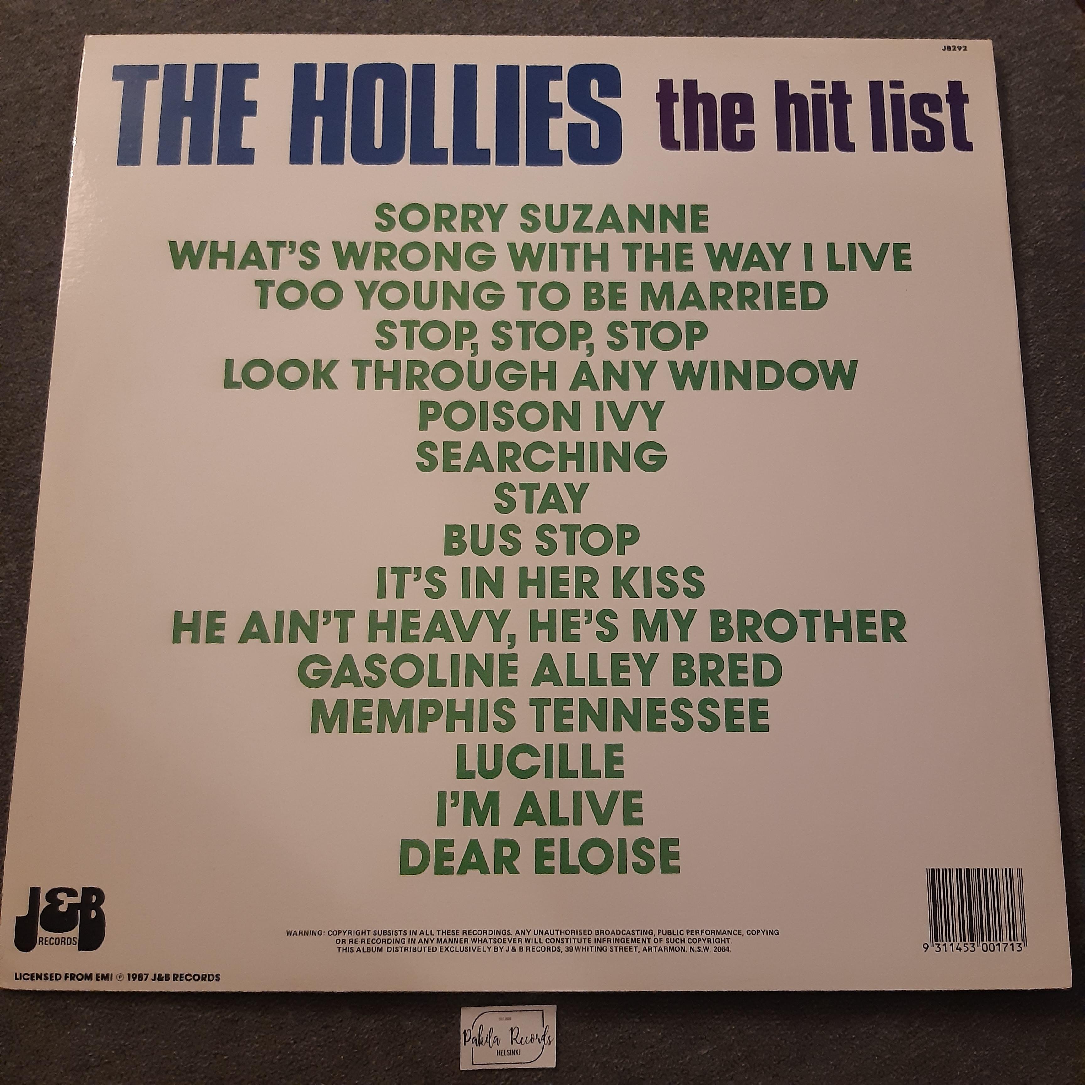 The Hollies - The Hot List - LP (käytetty)