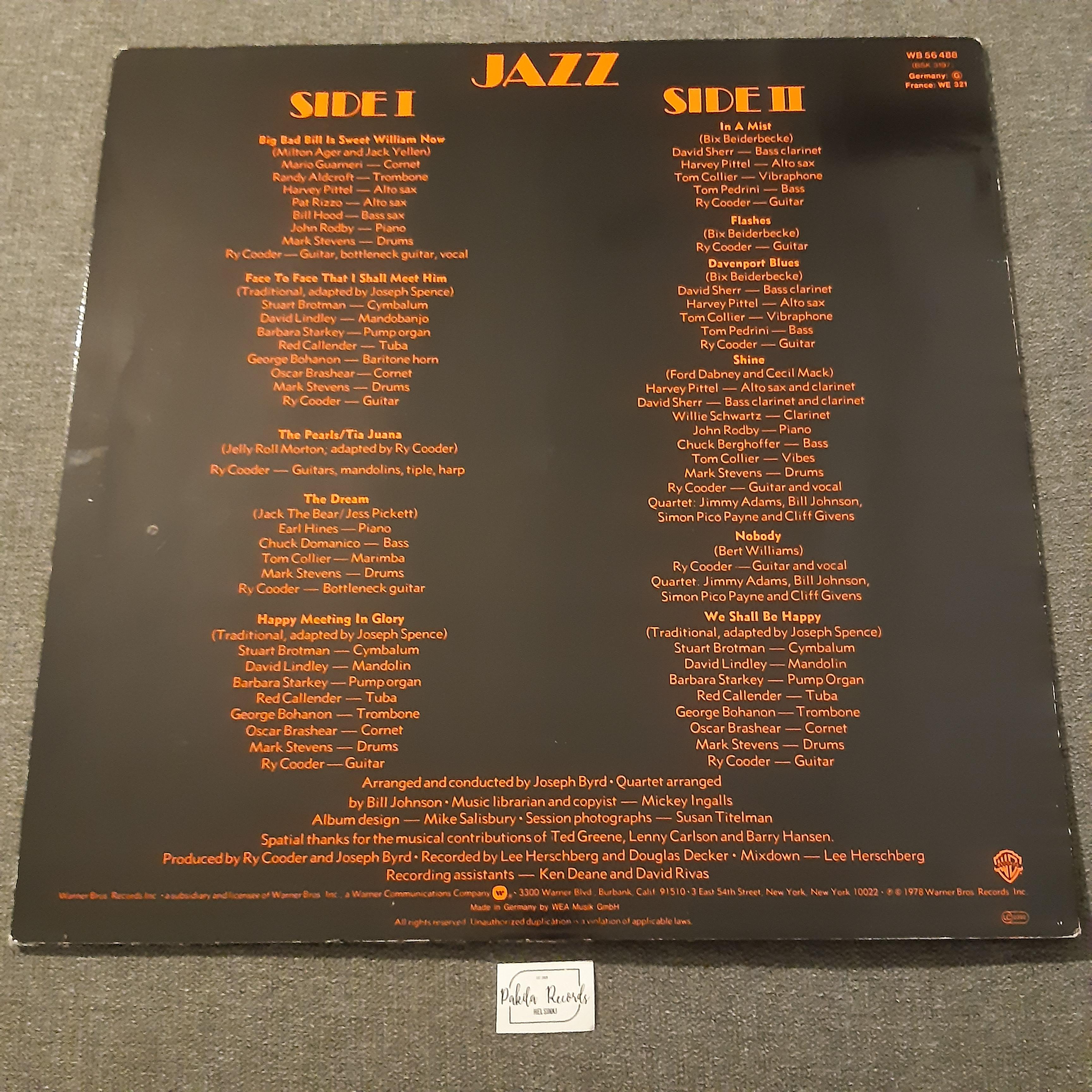 Ry Cooder - Jazz - LP (käytetty)