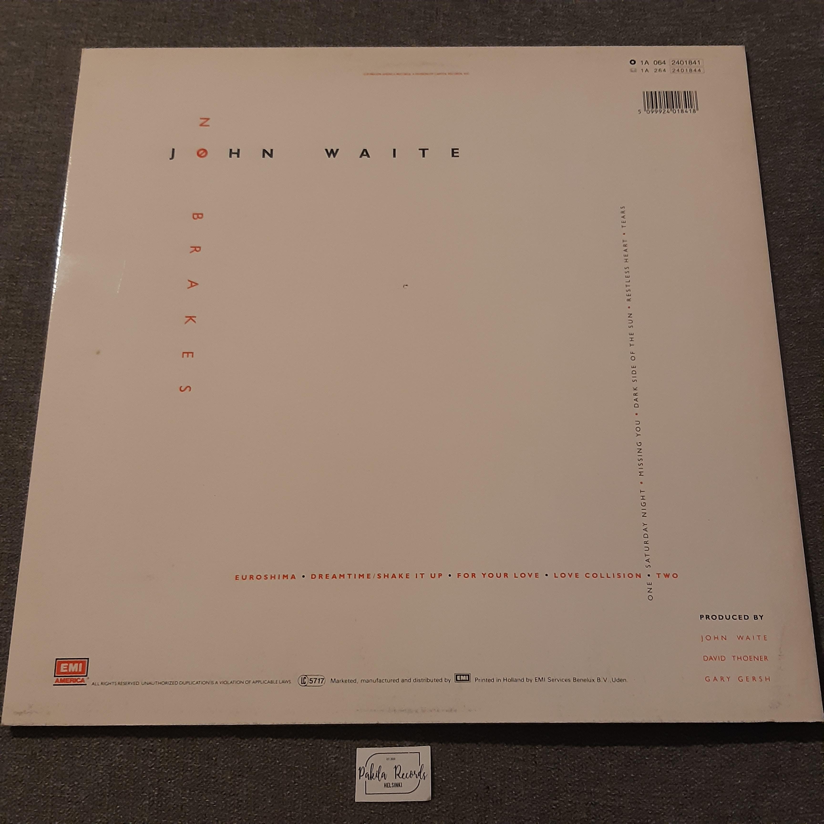 John Waite - No Brakes - LP (käytetty)