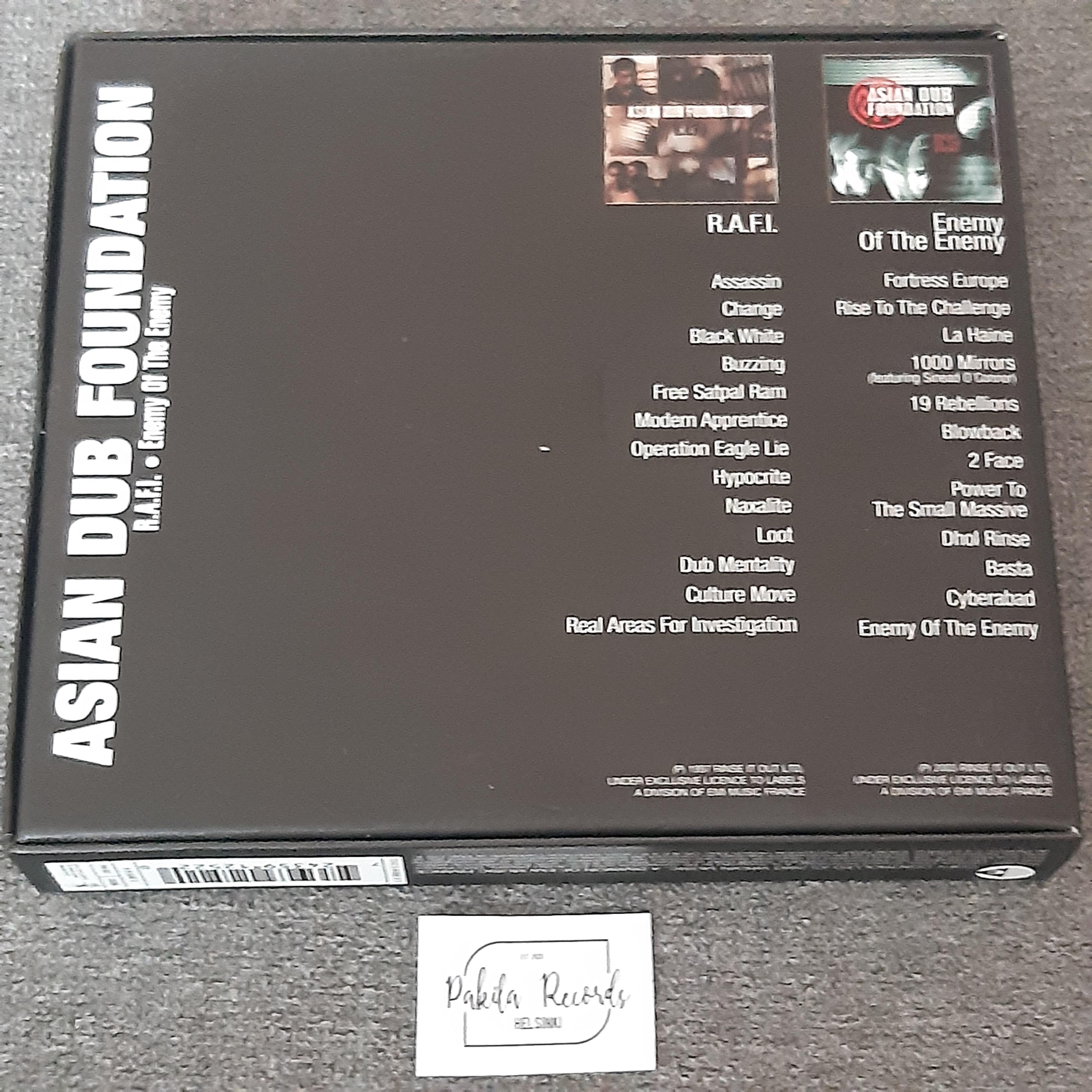 Asian Dub Foundation - R.A.F.I. - Enemy Of The Enemy - 2 CD (käytetty)