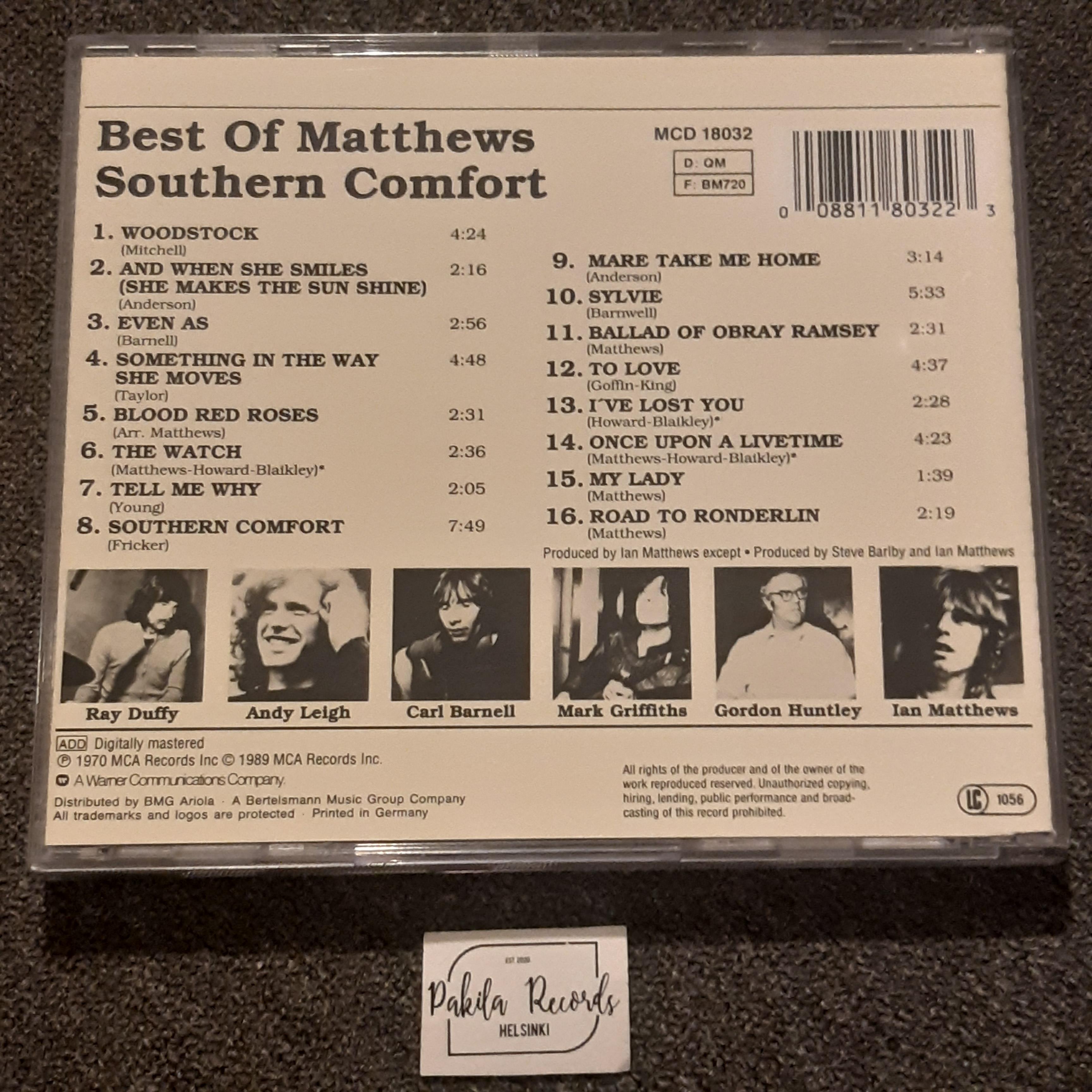 Matthews' Southern Comfort - Best Of Matthews Southern Comfort - CD (käytetty)