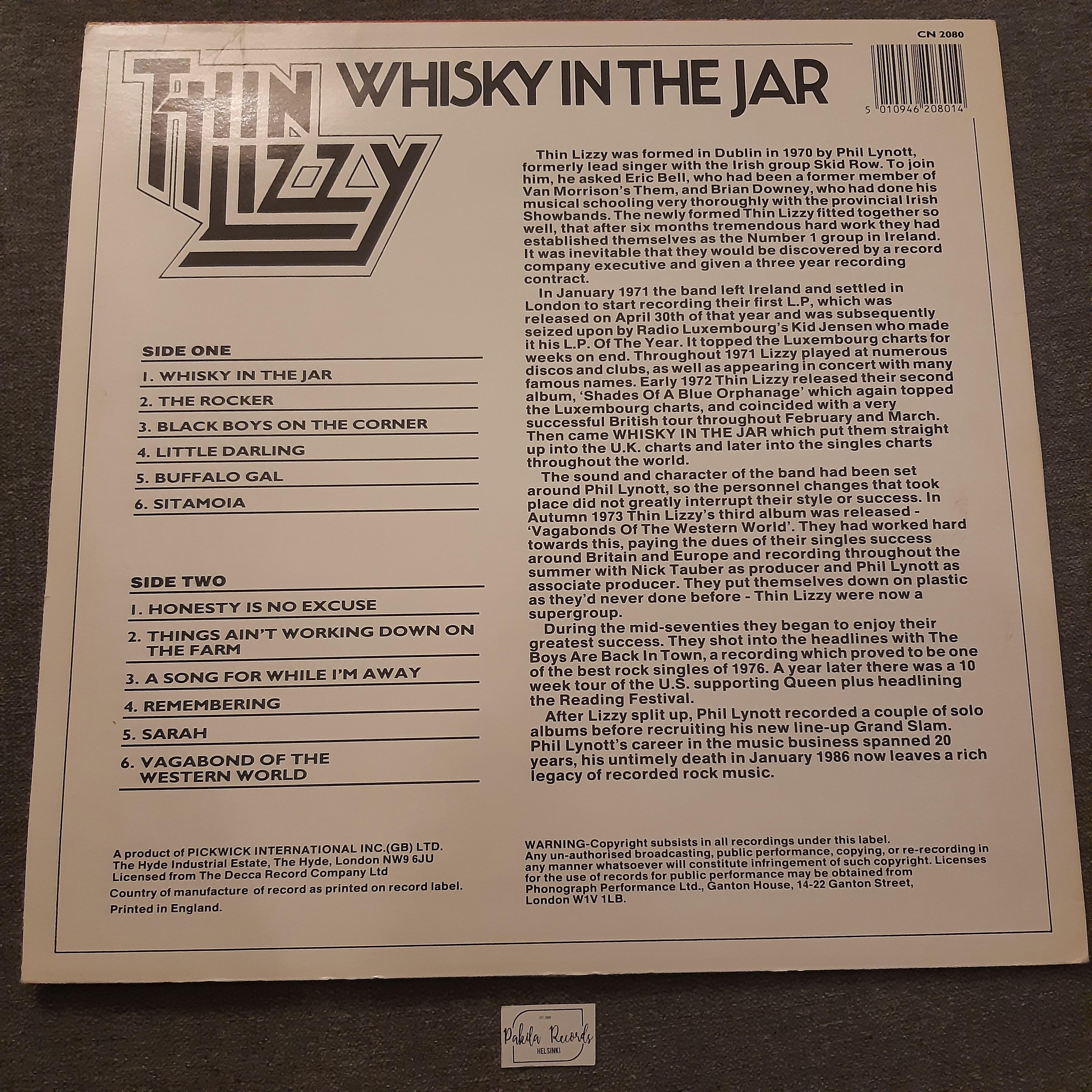 Thin Lizzy - Whisky In The Jar - LP (käytetty)