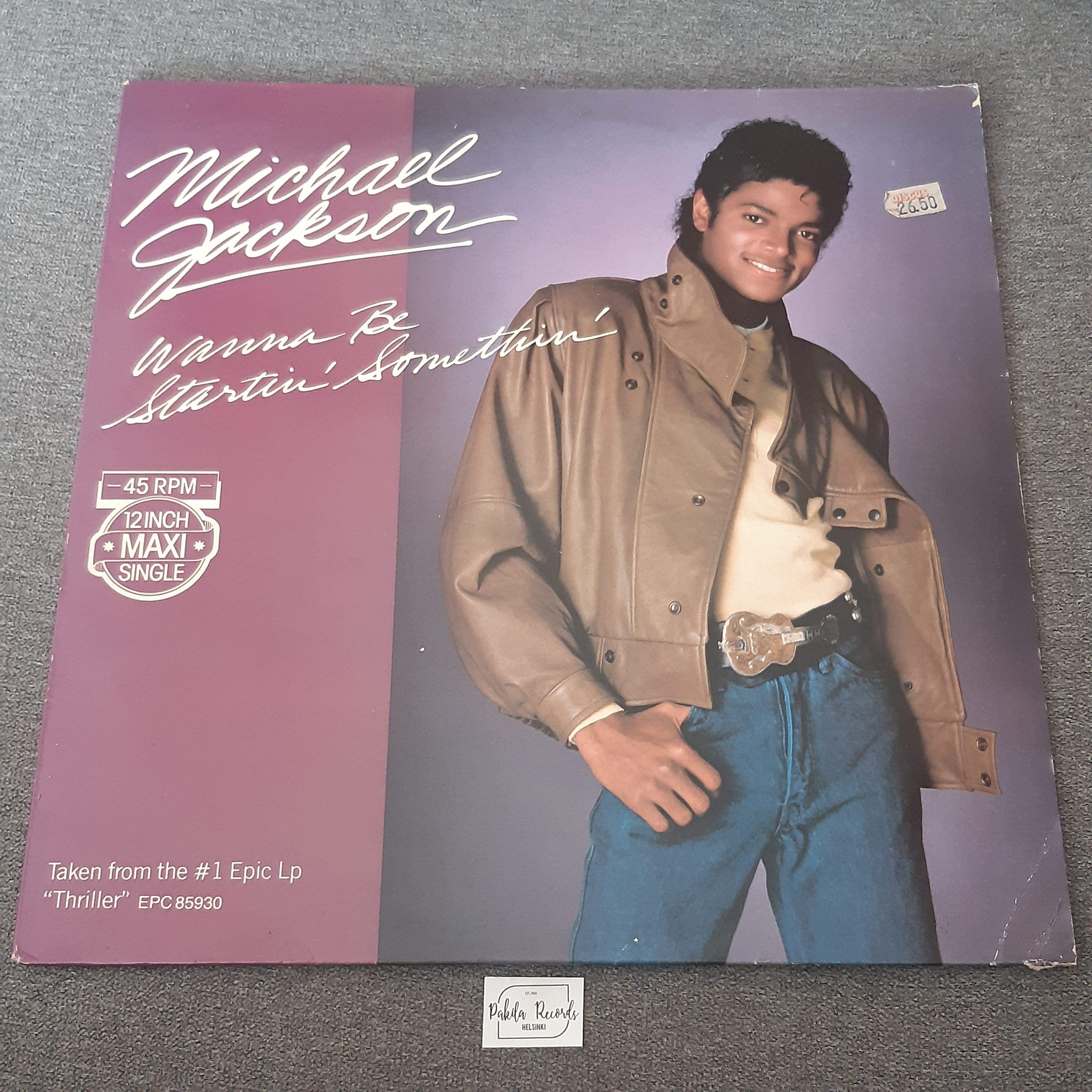 Michael Jackson - Wanna Be Startin' Somethin' - EP 12" (käytetty)