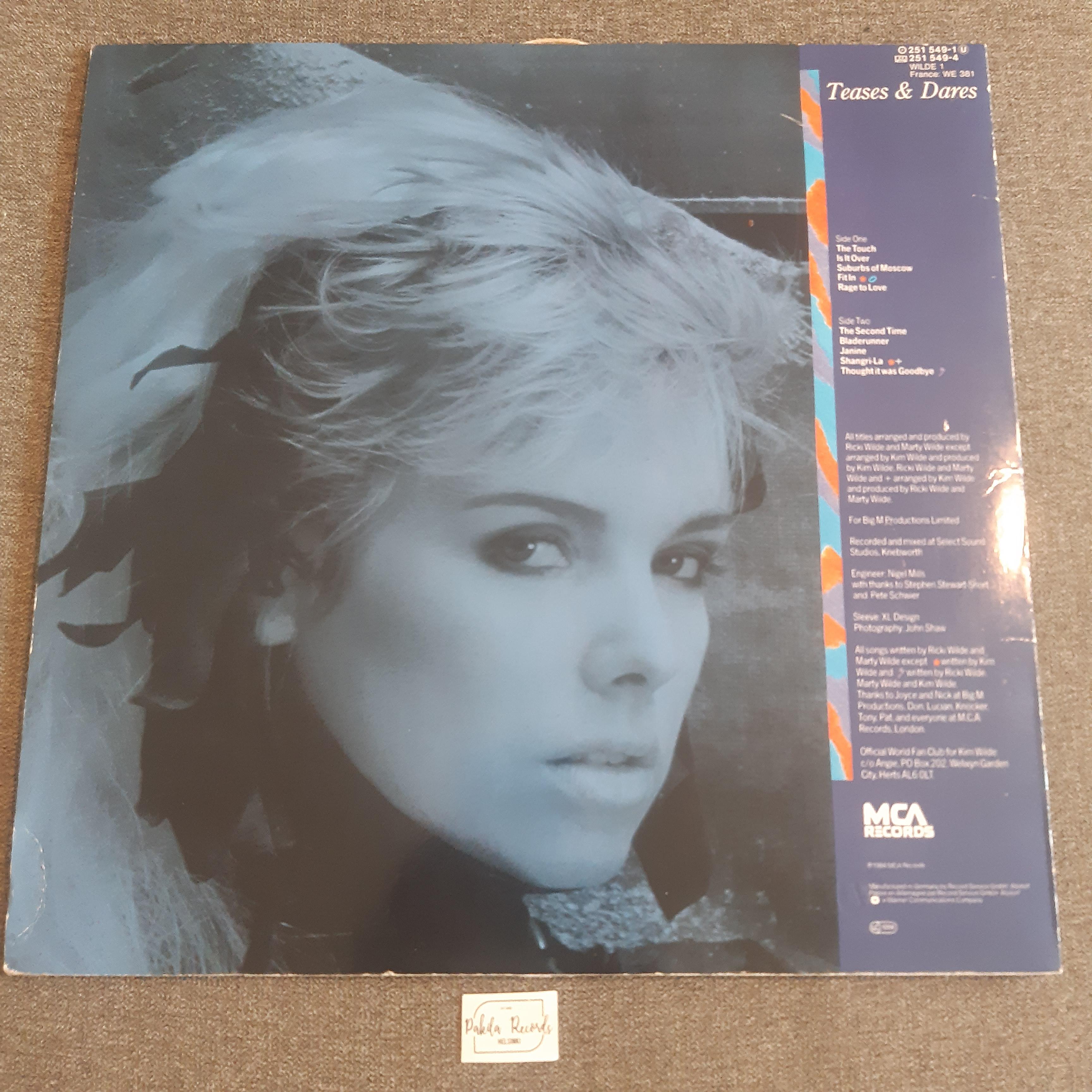 Kim Wilde - Teases & Dares - LP (käytetty)