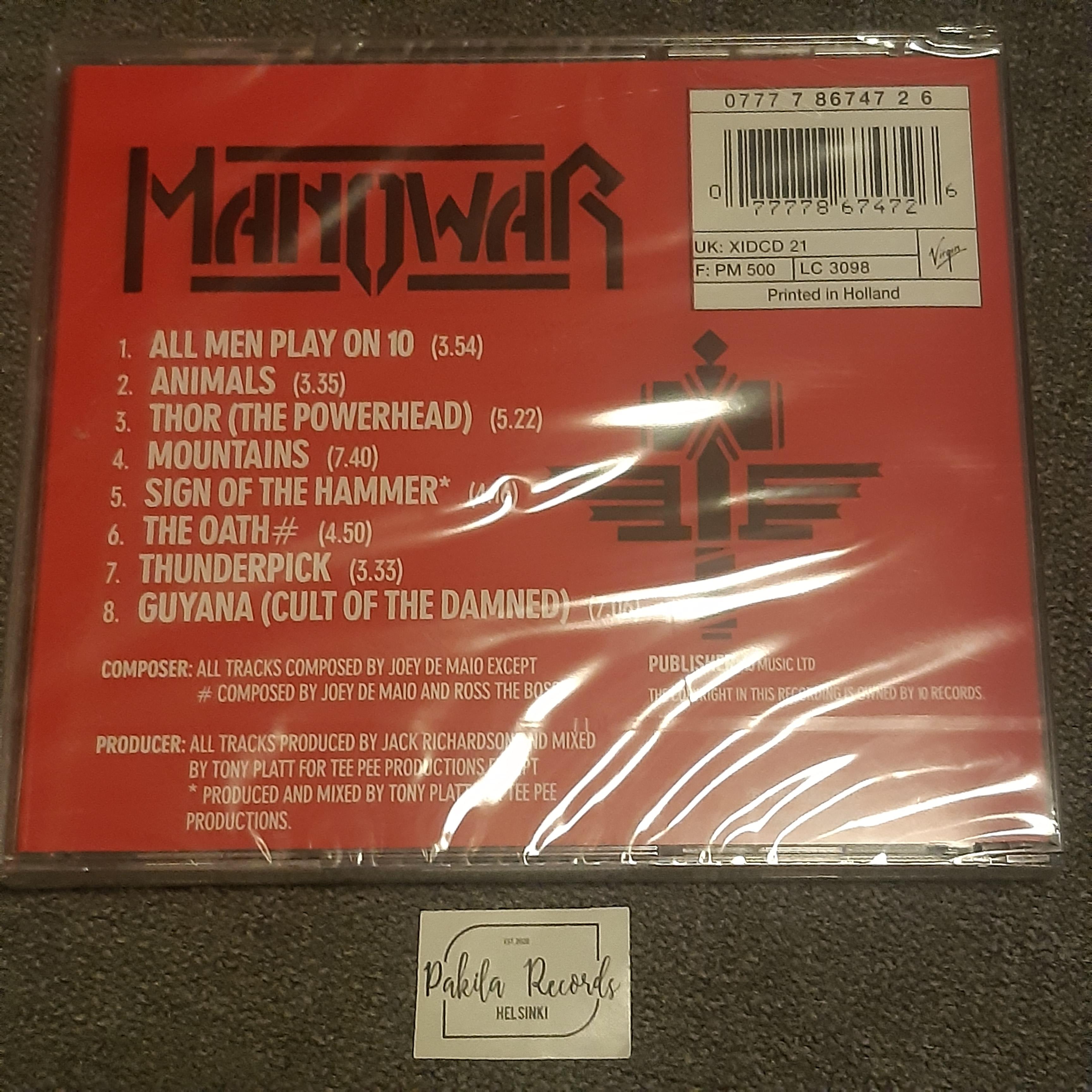 Manowar - Sign Of The Hammer - CD (käytetty)