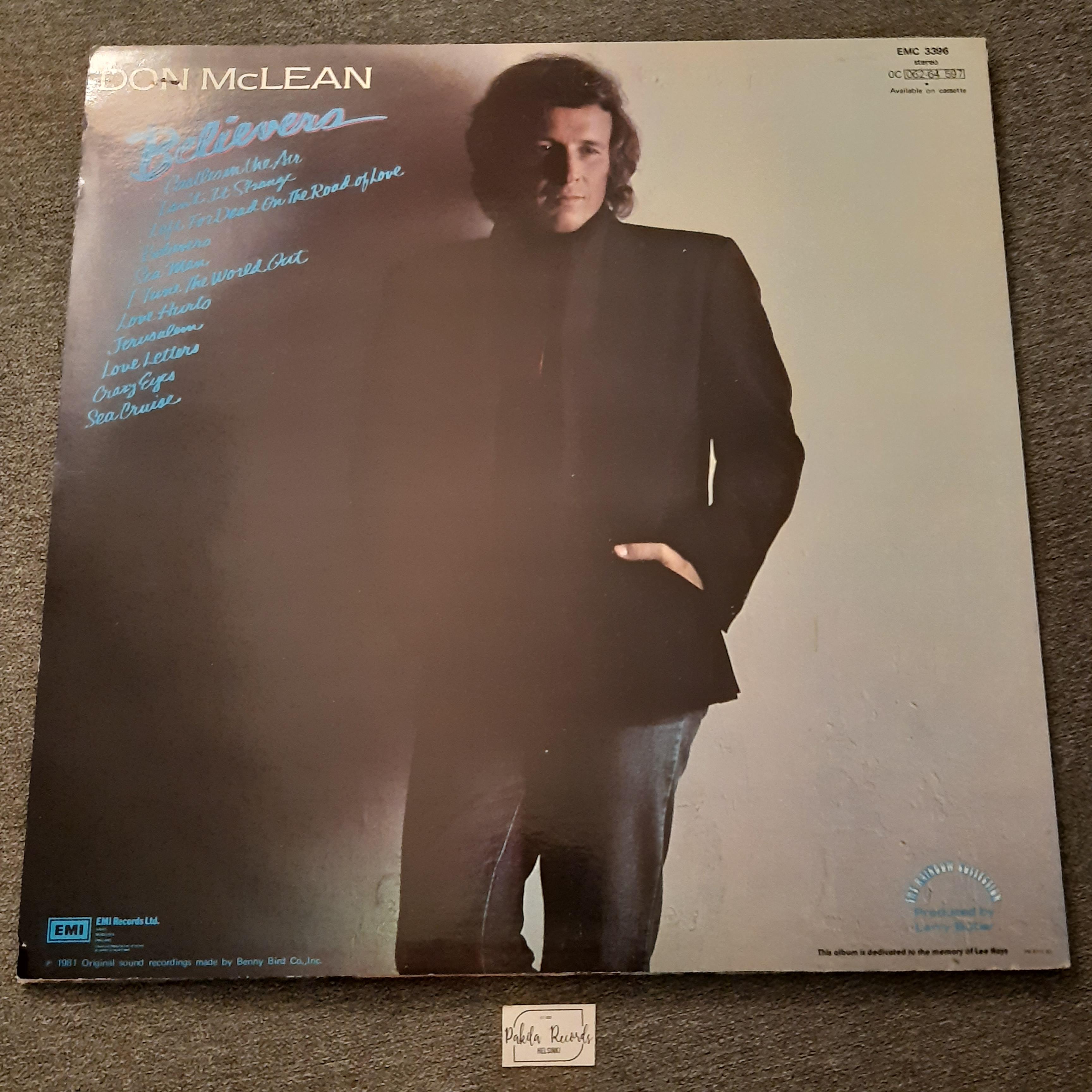 Don McLean - Believers - LP (käytetty)