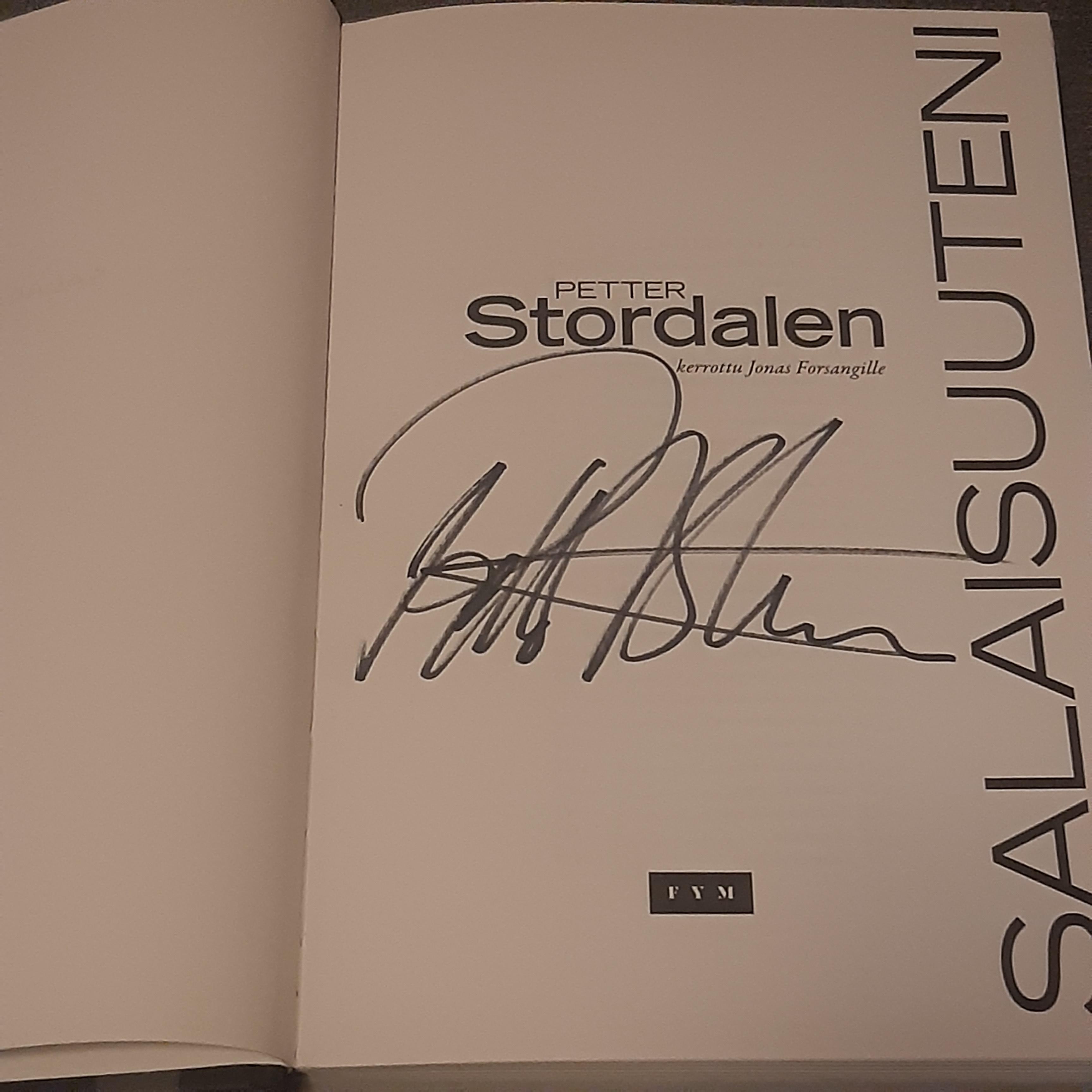 Salaisuuteni - Petter A. Stordalen & Jonas Forsang - Kirja (käytetty)
