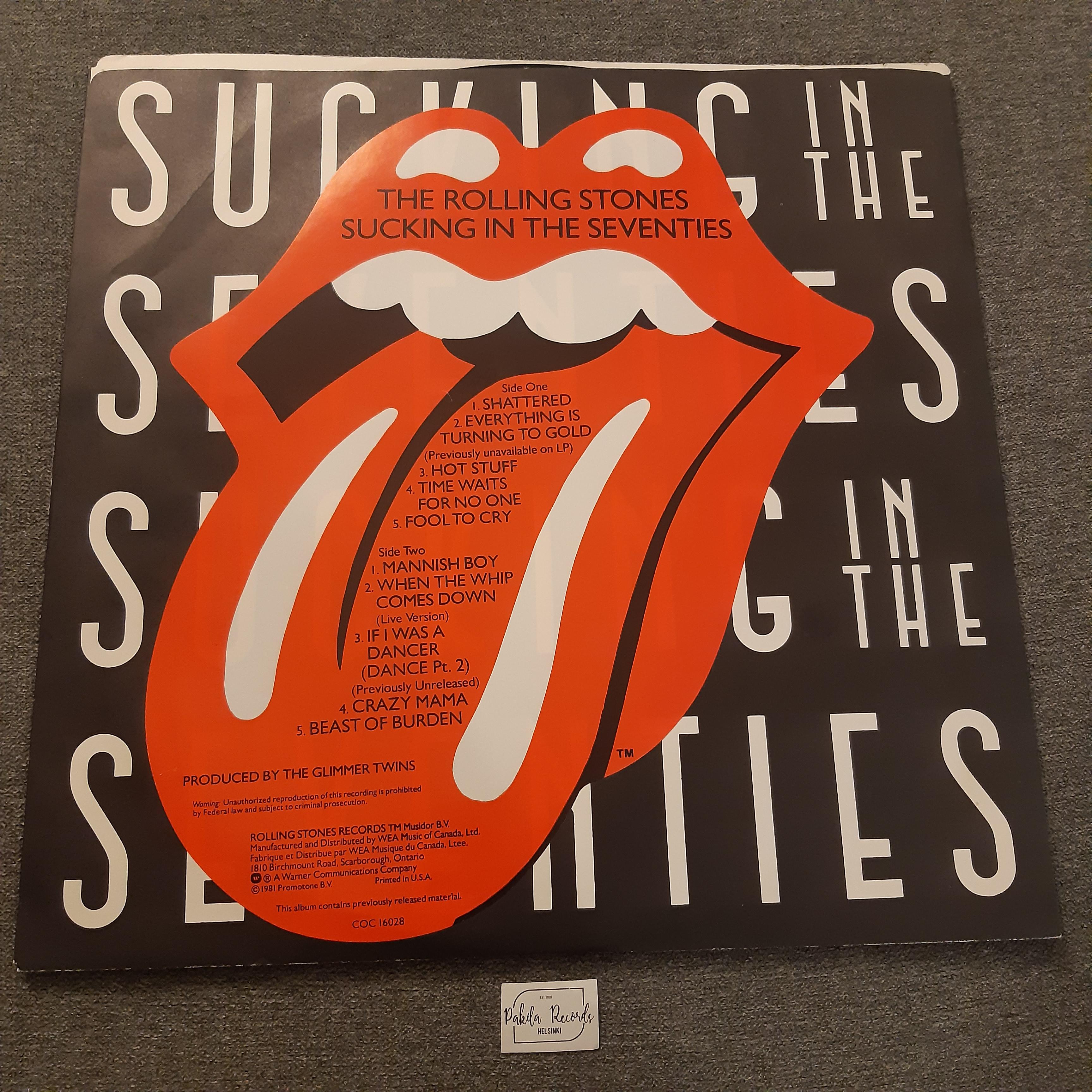 The Rolling Stones - Sucking In The Seventies - LP (käytetty)