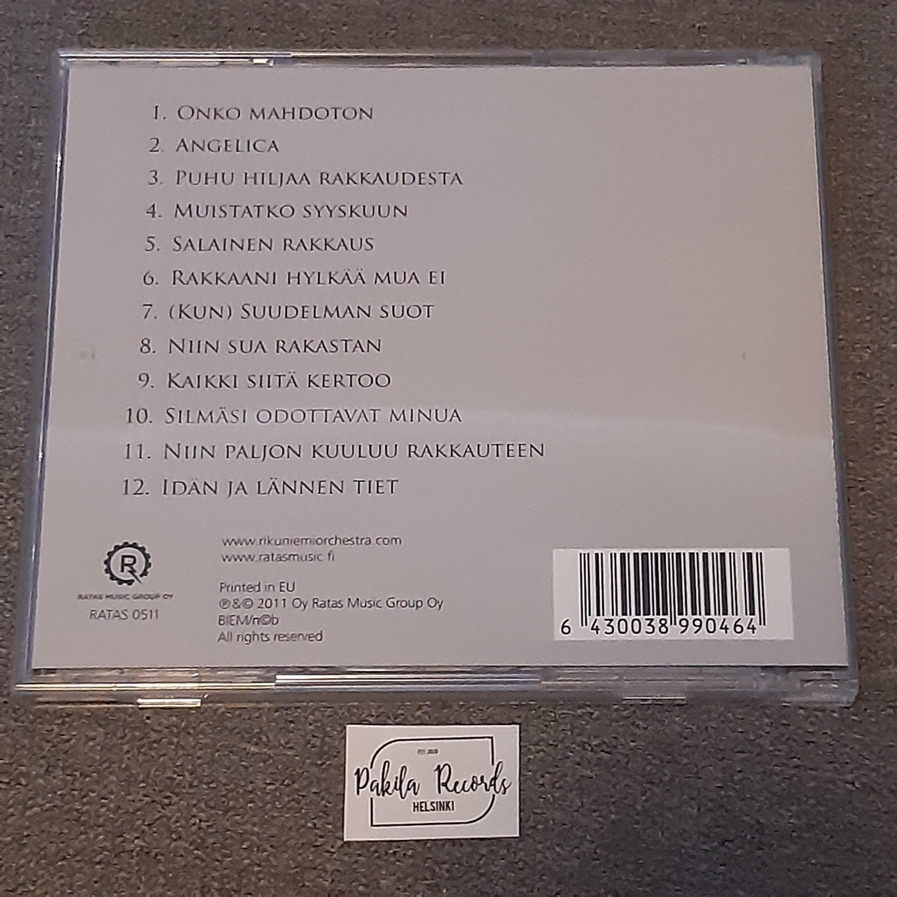 Jorma Kääriäinen & Riku Niemi Orchestra - Kaikki tiet - CD (käytetty)