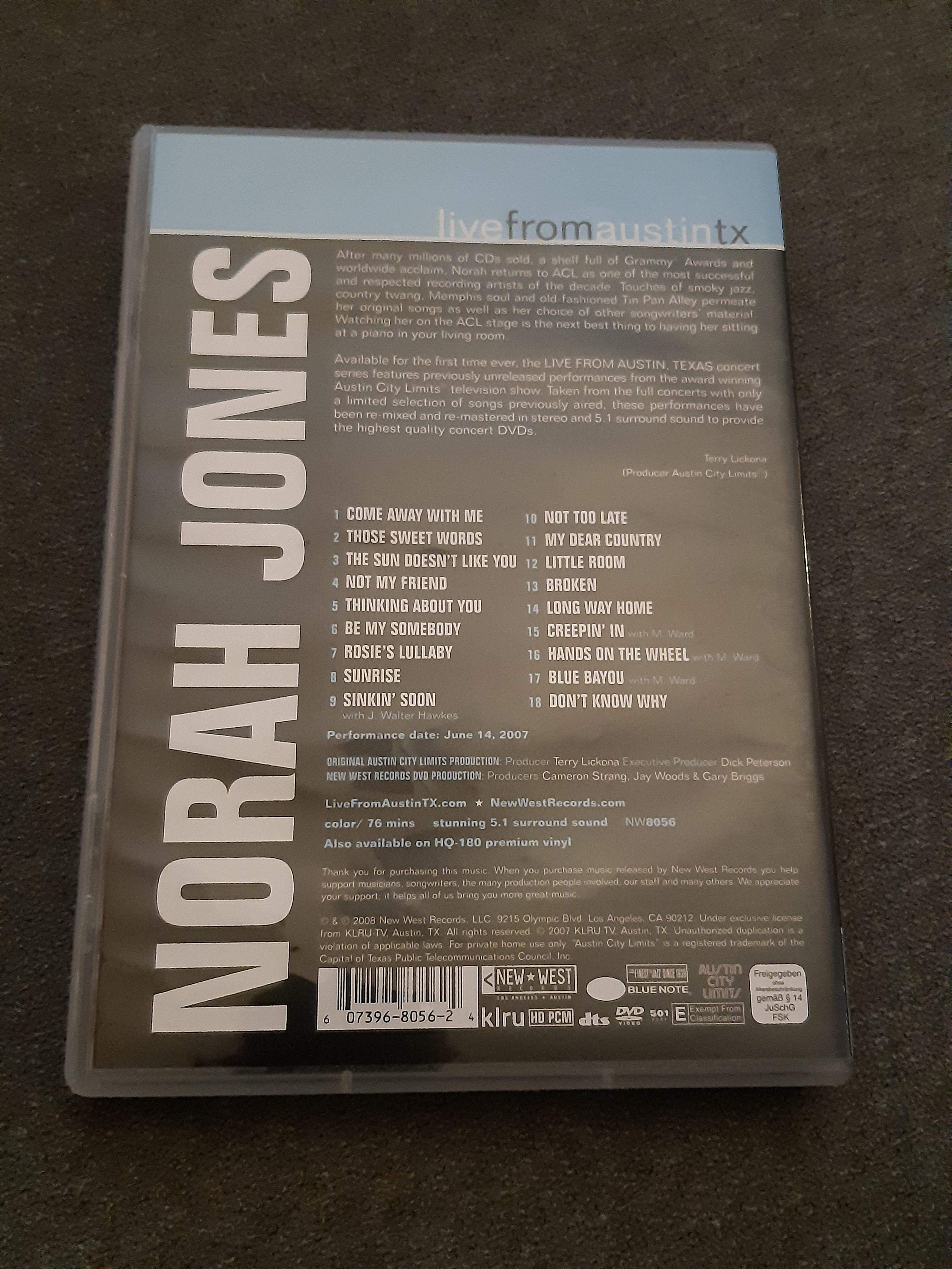 Norah Jones - Live From Austin Tx - DVD (käytetty)