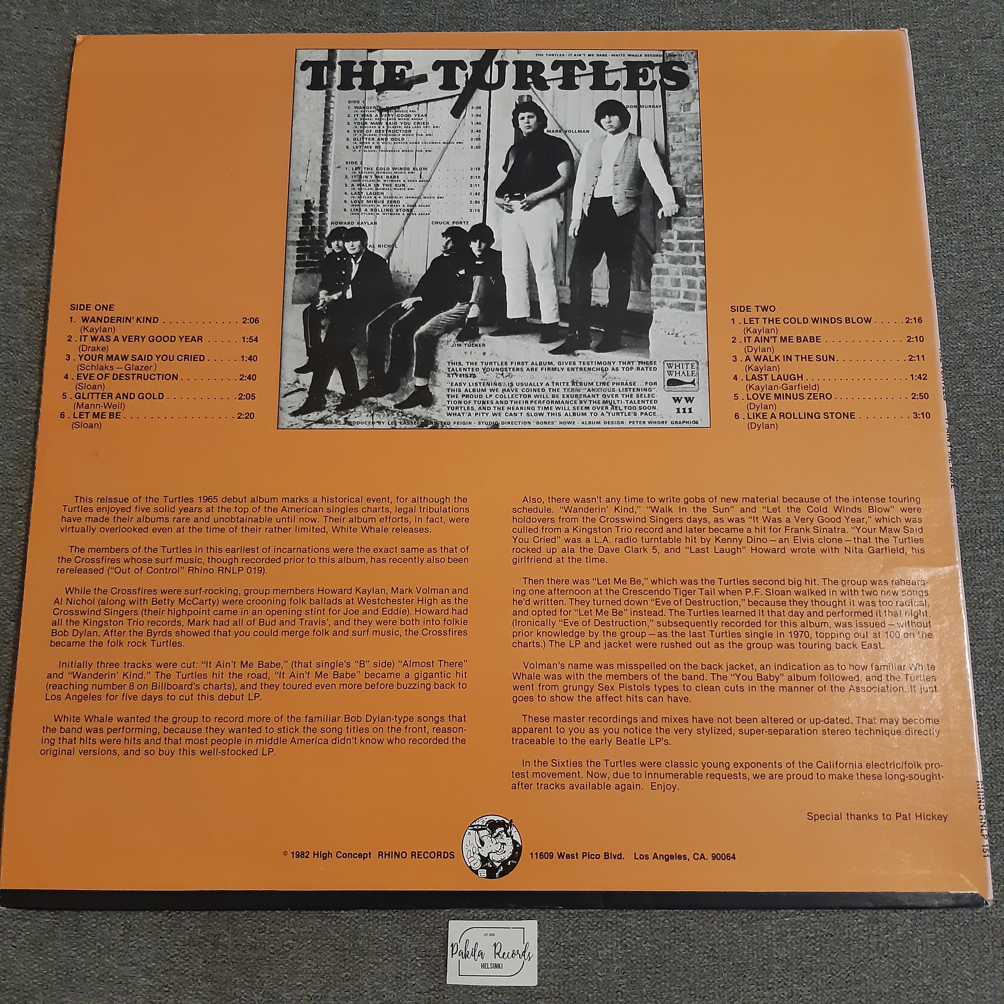 The Turtles - It Ain't Me Babe - LP (käytetty)