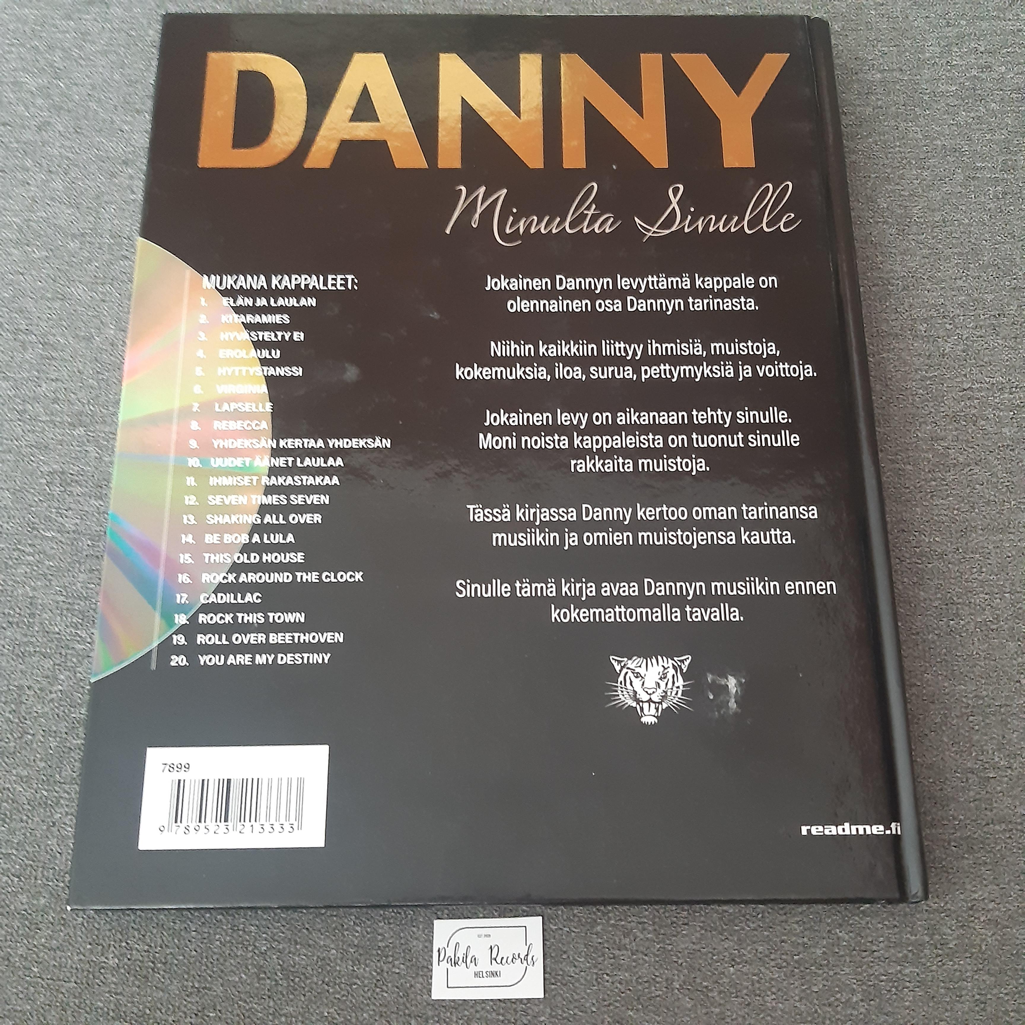Danny, Minulta sinulle - Markku Veijalainen - Kirja + CD (käytetty)