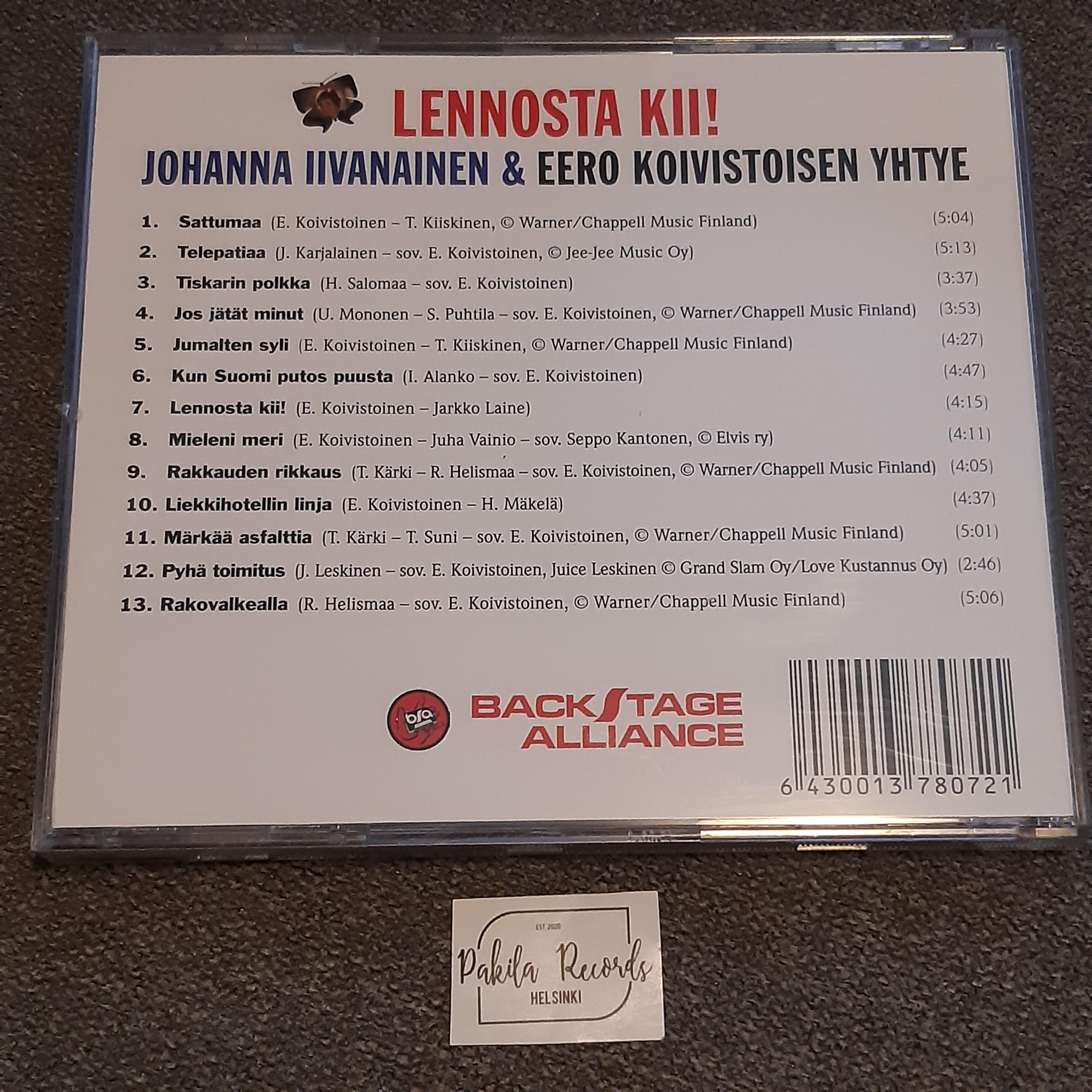 Johanna Iivanainen & Eero Koivistoisen yhtye - Lennosta kii! - CD (käytetty)