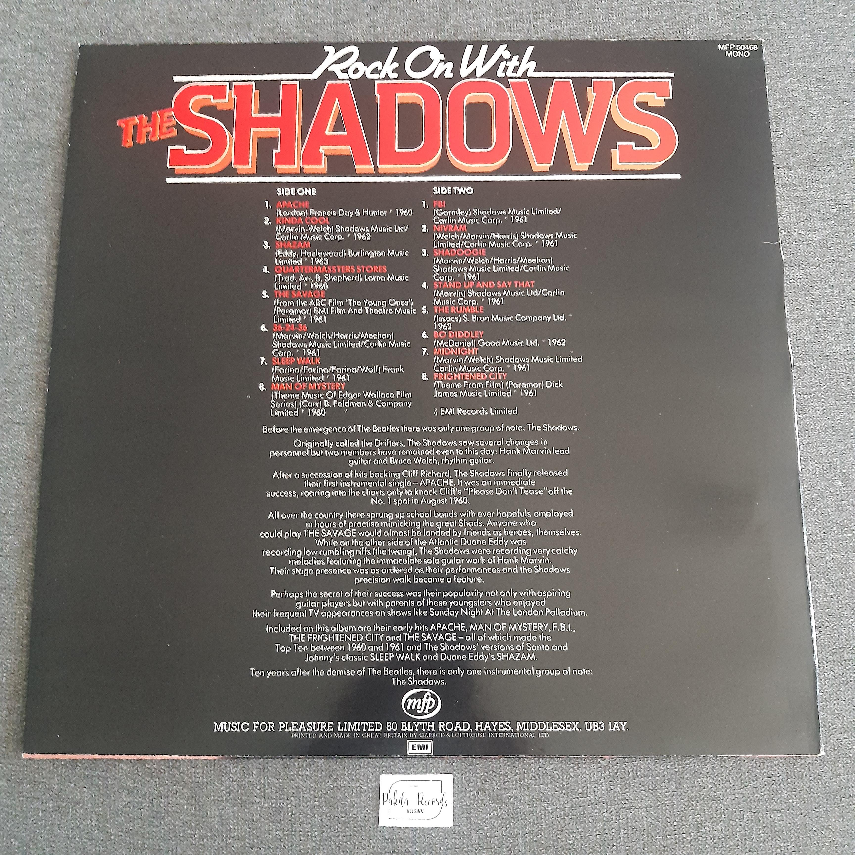 The Shadows - Rock On With The Shadows - LP (käytetty)