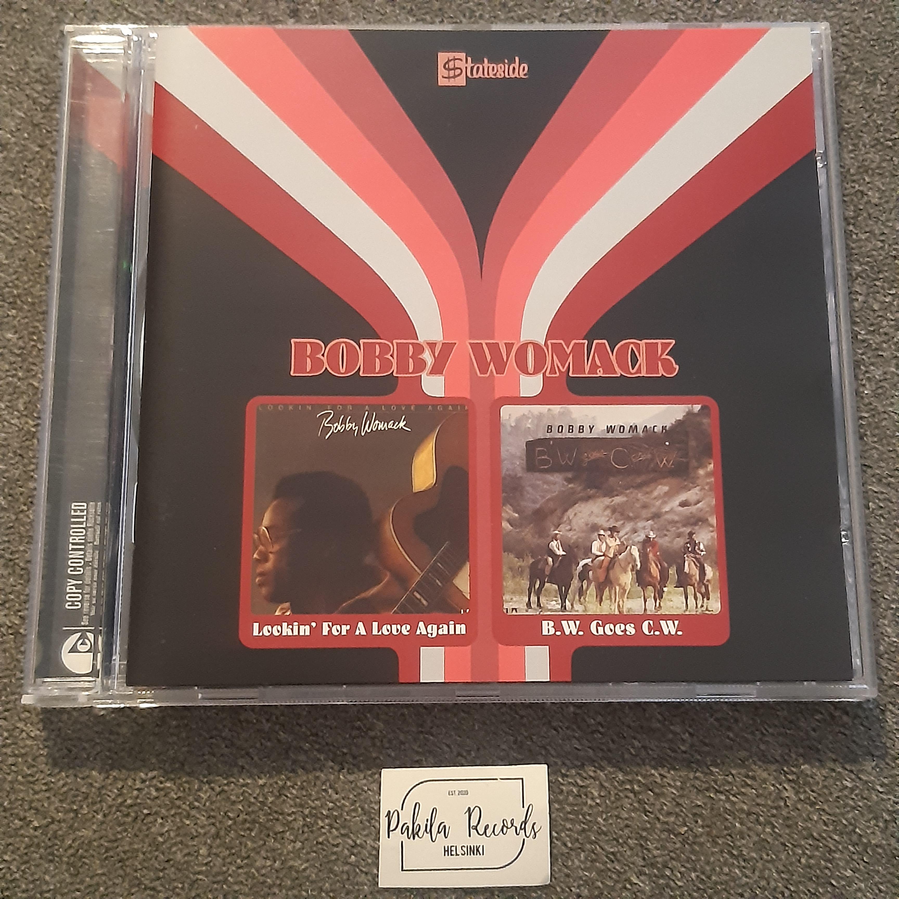 Bobby Womack - Lookin' For A Love Again / B.W. Goes C.W. - CD (käytetty)