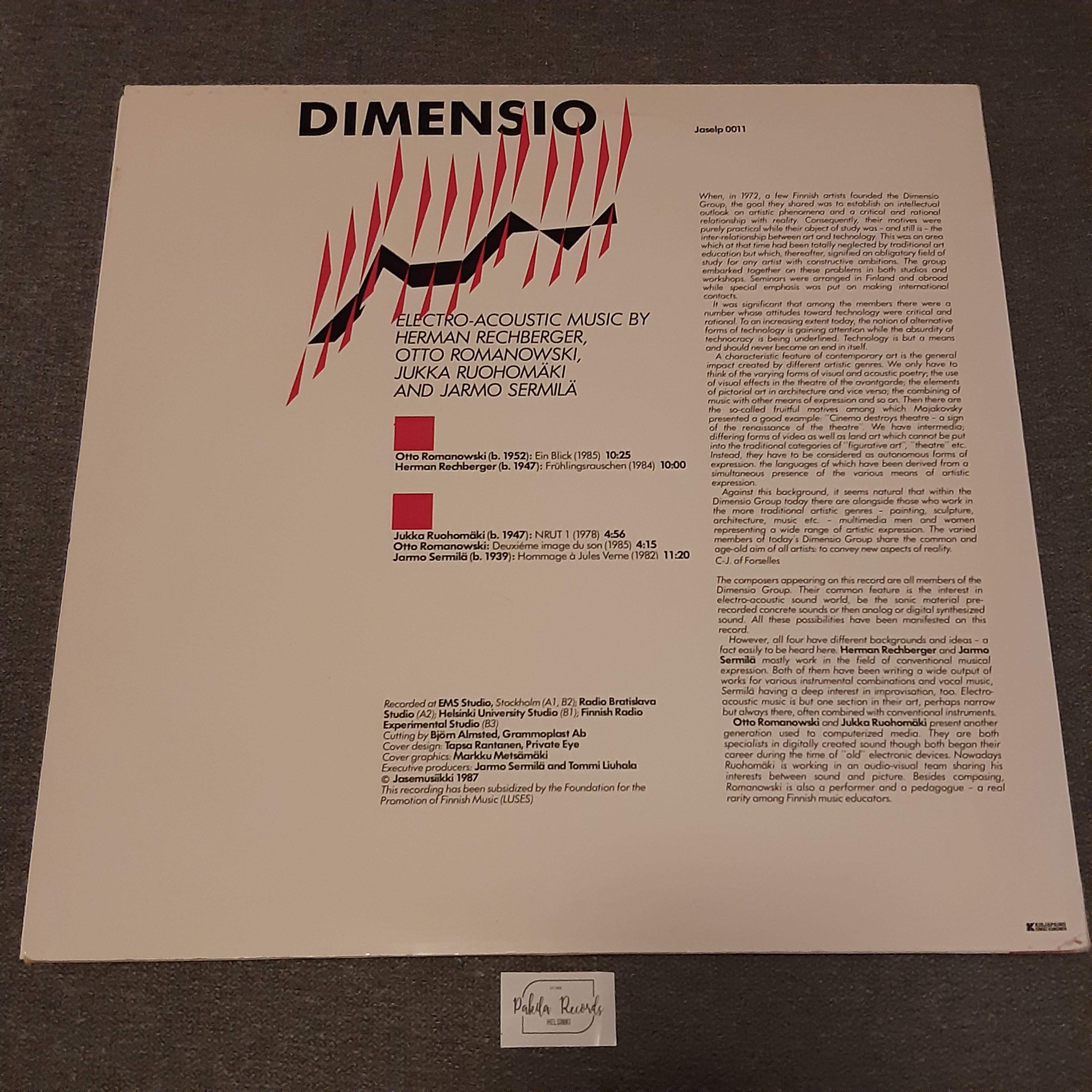 Dimensio - LP (käytetty)