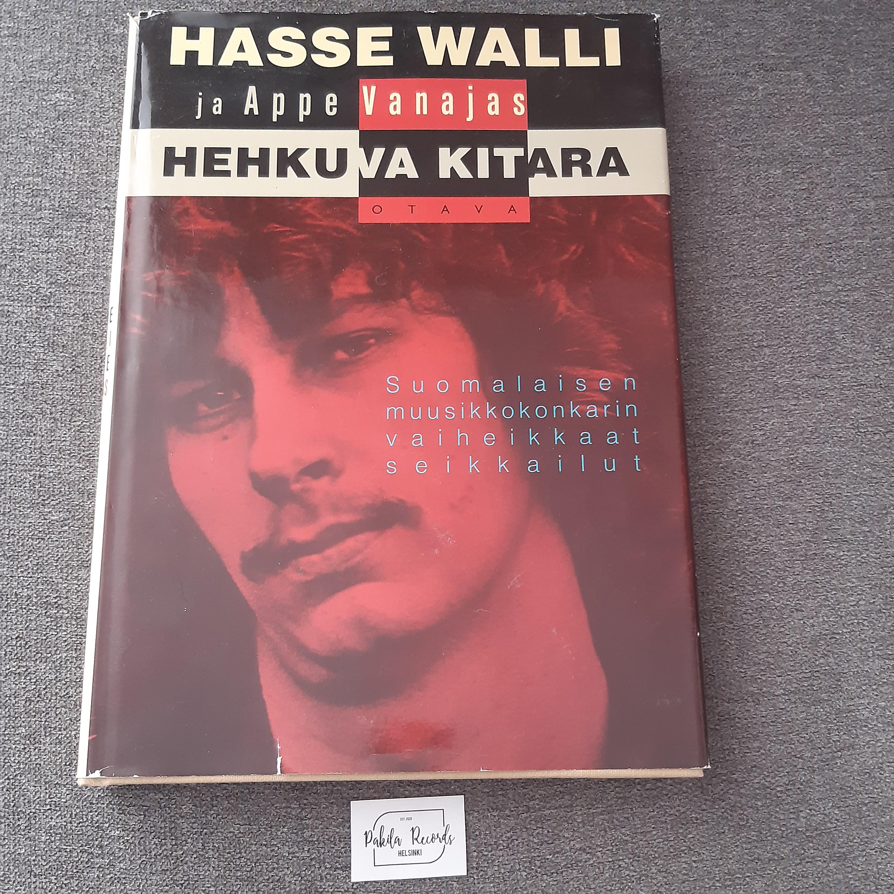 Hehkuva kitara - Hasse Walli ja Appe Vanajas - Kirja (käytetty)